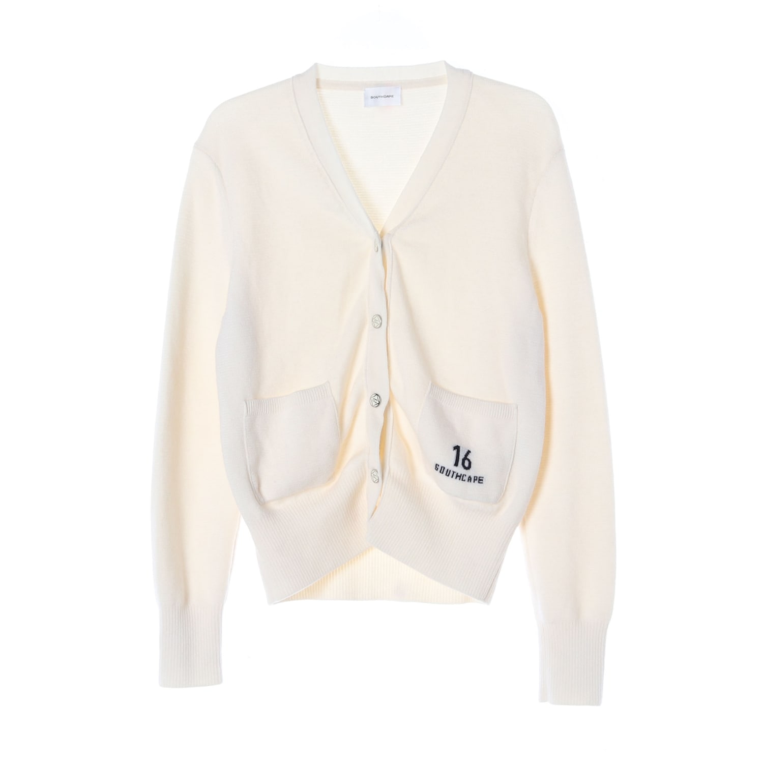 사우스케이프 25SS 16 로고 자수 가디건 이미지 1