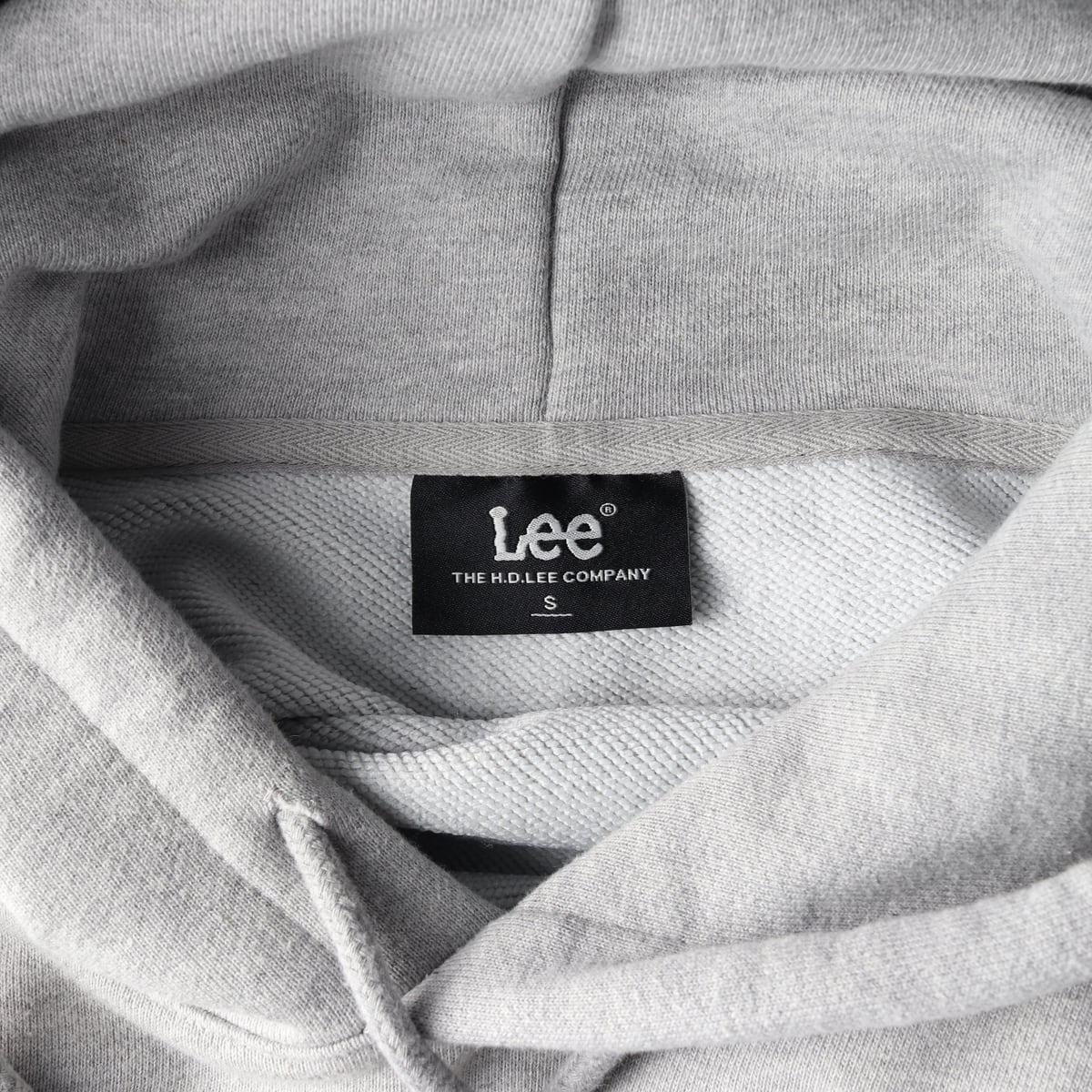 리 Lee 그린 부클 로고 후드티 후디  상세 이미지 3