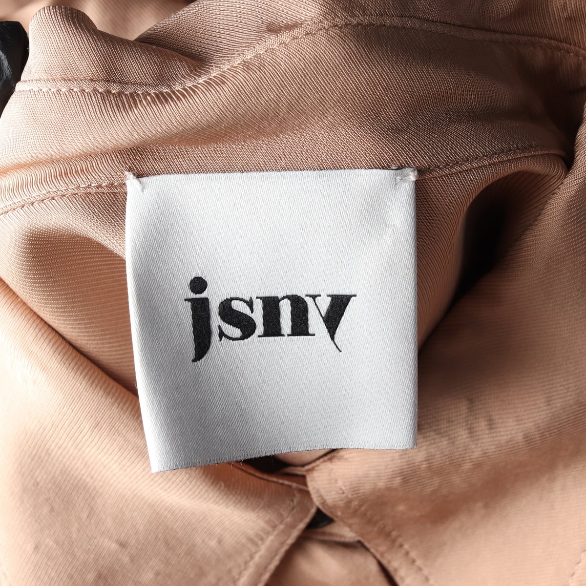 제이에스엔와이 JSNY 스트링 맥시 롱 셔츠 원피스 베이지  상세 이미지 3