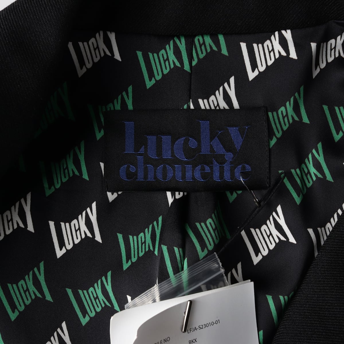 (새상품) 럭키슈에뜨 22FW 더블 버튼 블레이저 재킷 상세 이미지 4