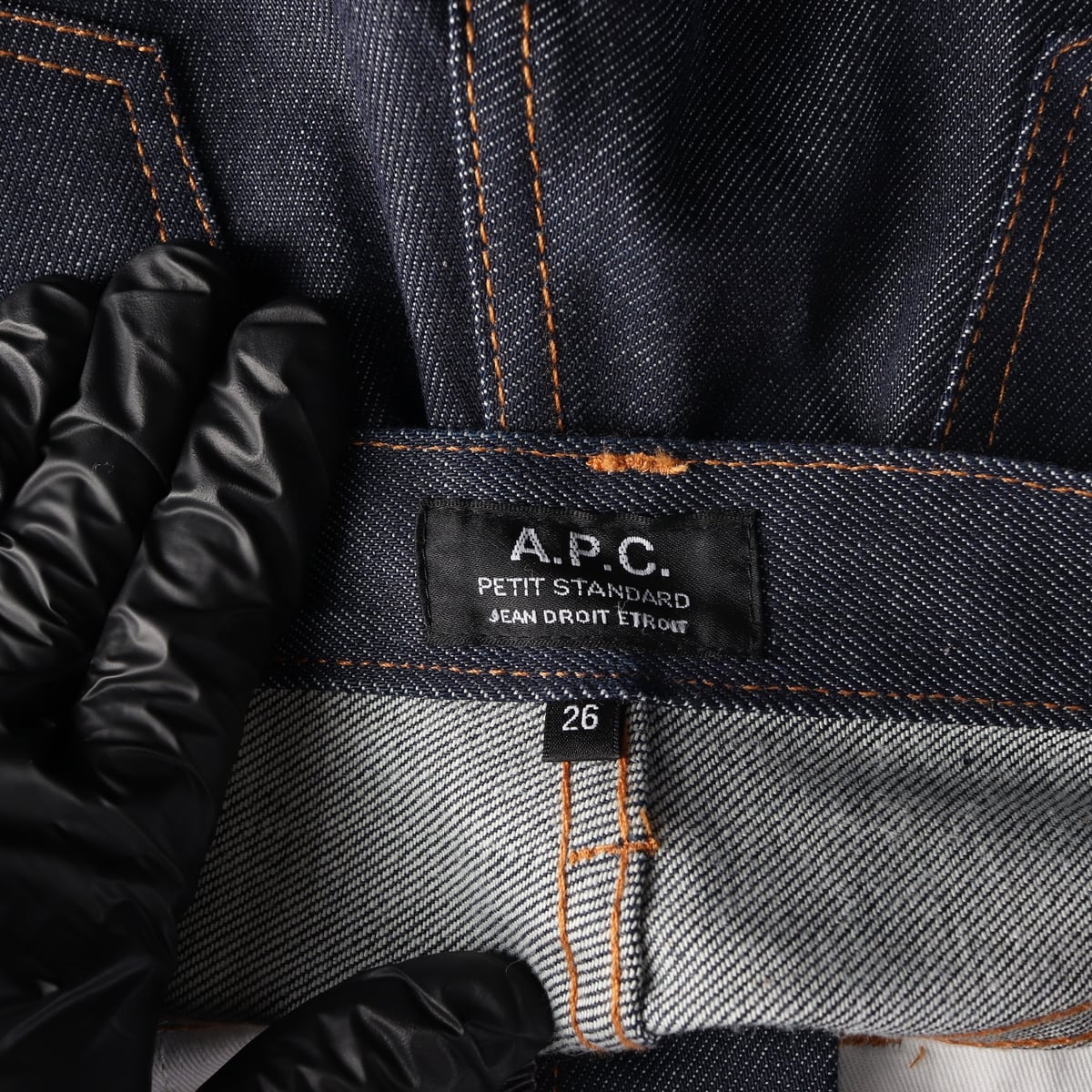 아페쎄 APC 프티 슬림 스트레이트핏 데님 팬츠 생지 청바지 상세 이미지 6