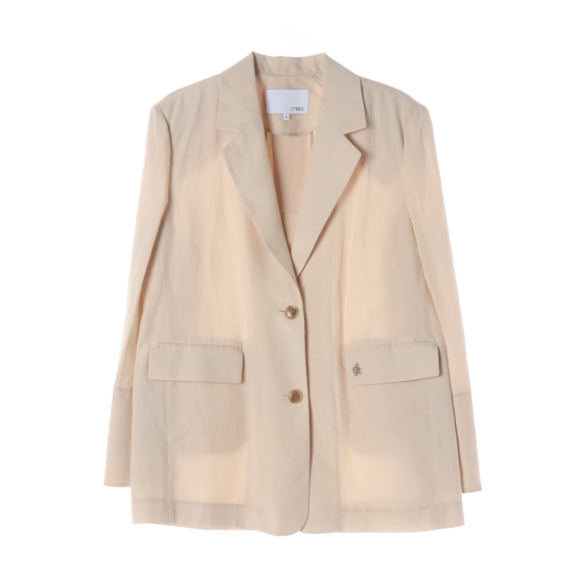 시티브리즈 24SS 린넨 절개 블레이저 재킷 상세 이미지 1