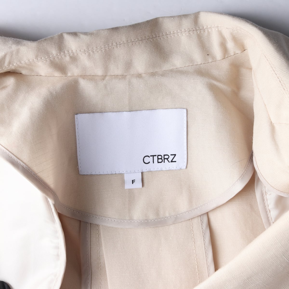 시티브리즈 24SS 린넨 절개 블레이저 재킷 상세 이미지 3