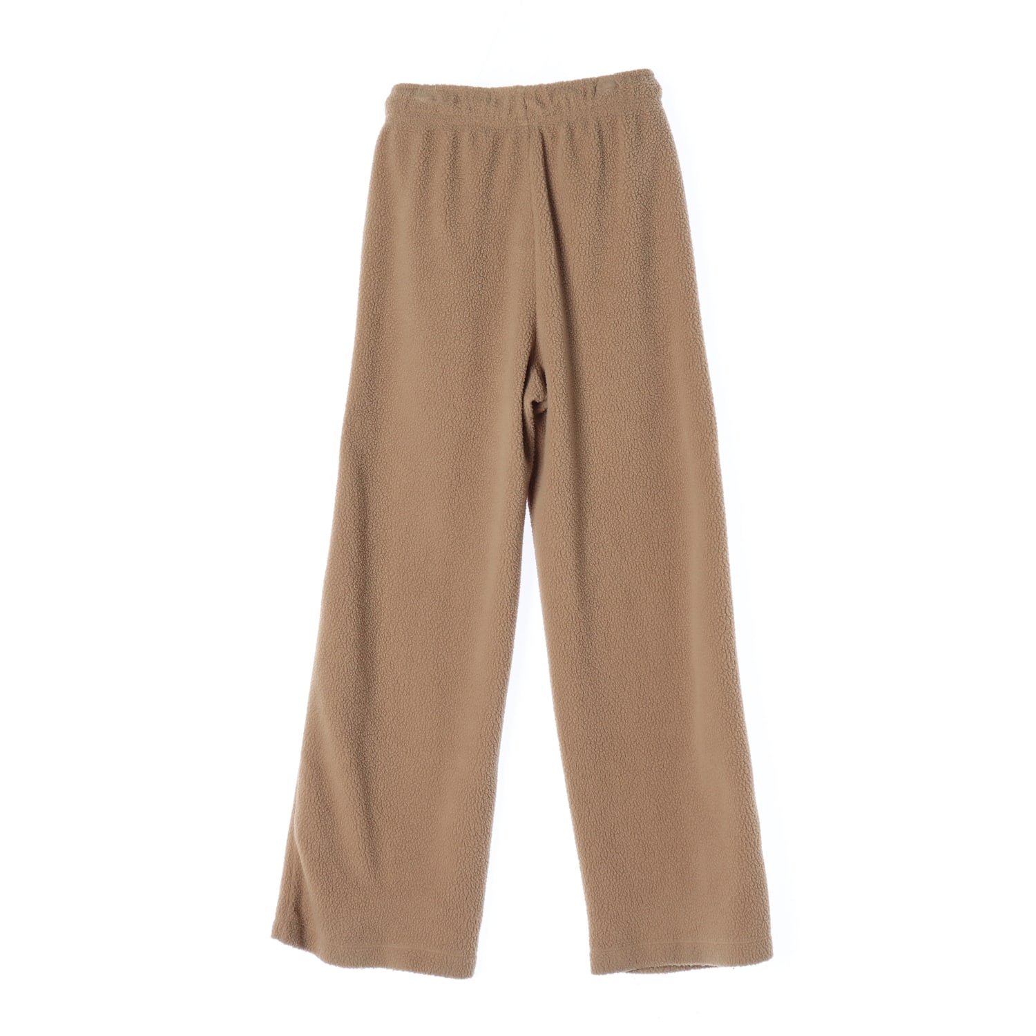 나이키 22FW 플리스 와이드핏 팬츠 뽀글이 밴딩 바지 베이지 이미지 2