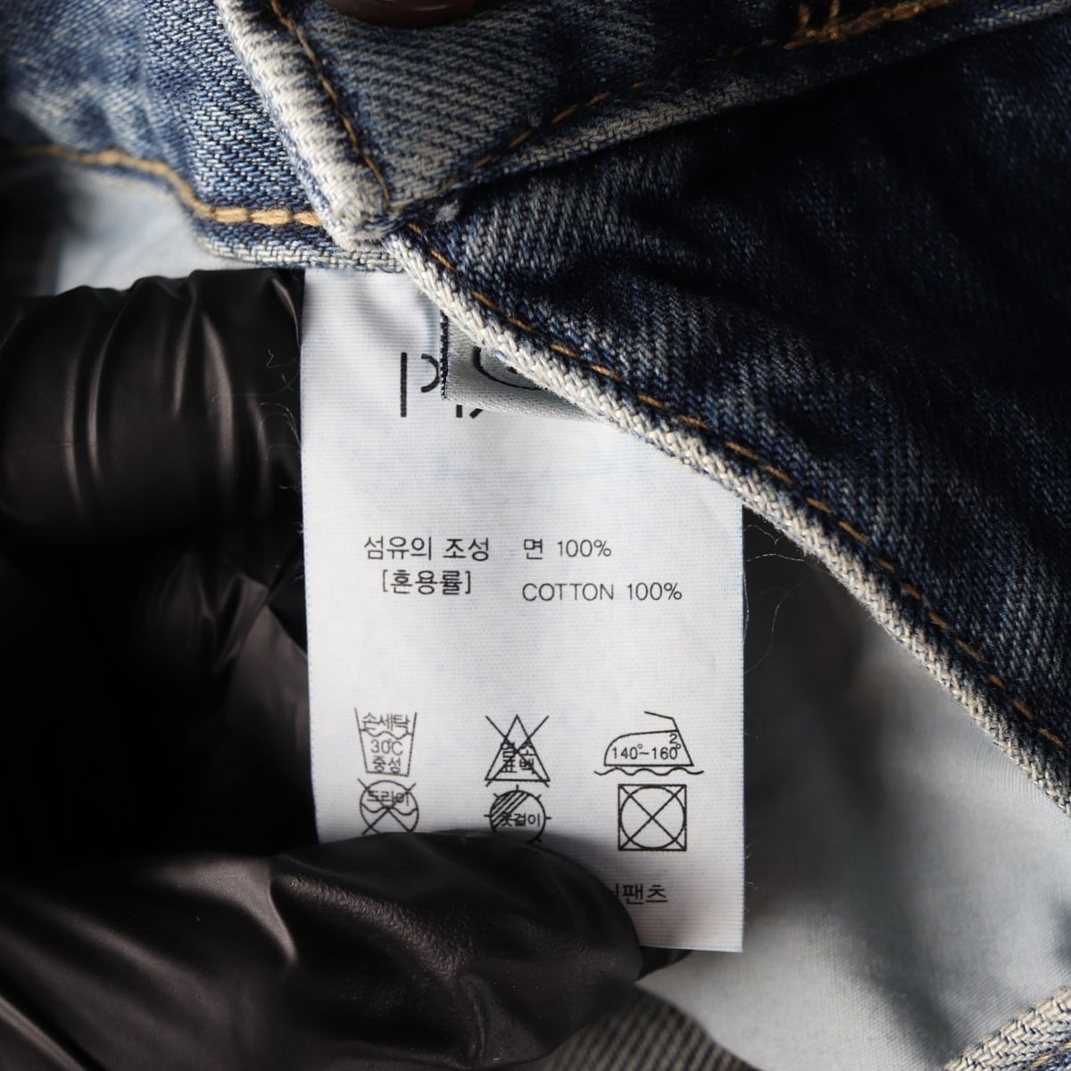 프븏스PVCS 25SS 와이드핏 데님 팬츠 S 상세 이미지 4