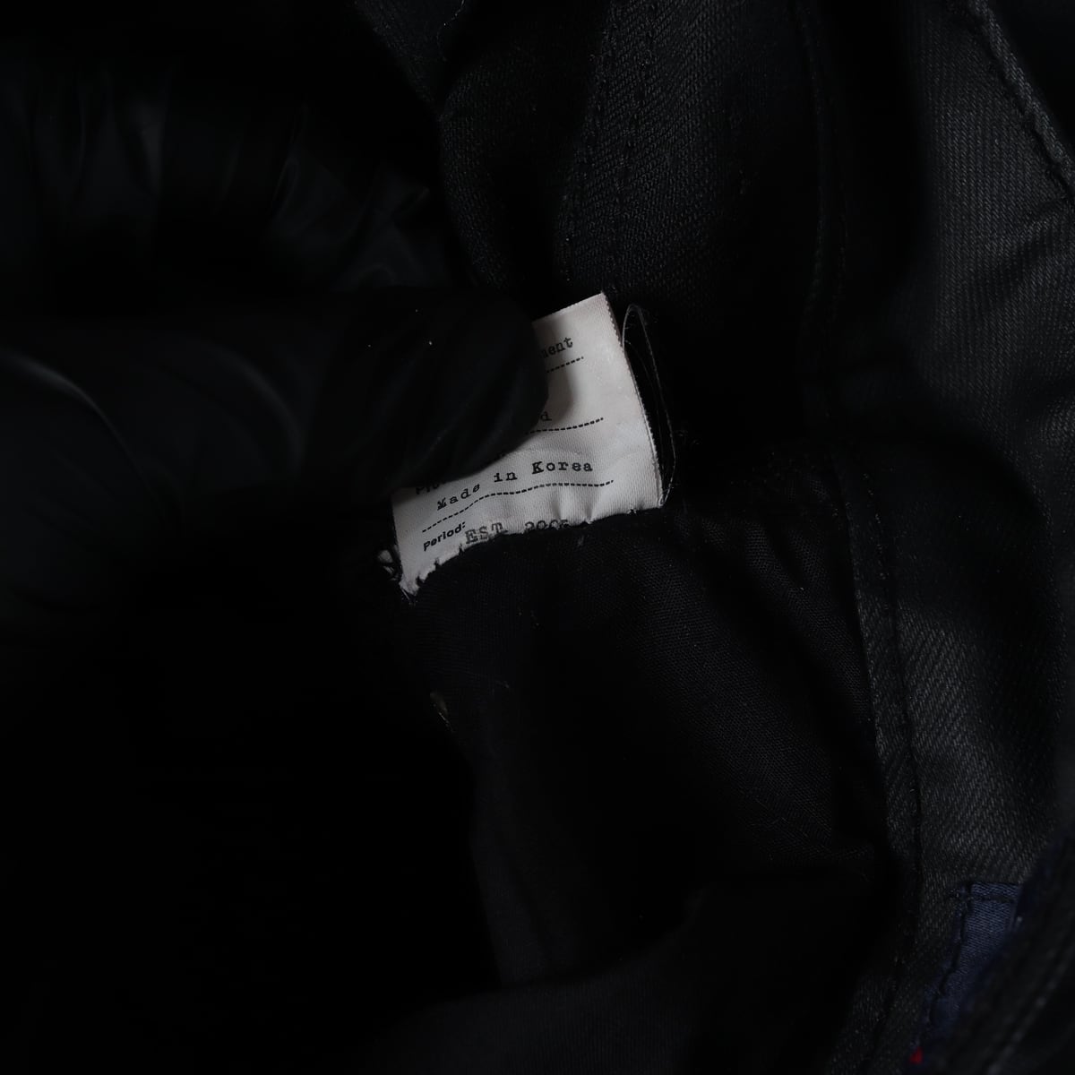 모디파이드 코튼 블렌드 슬림핏 팬츠 상세 이미지 5