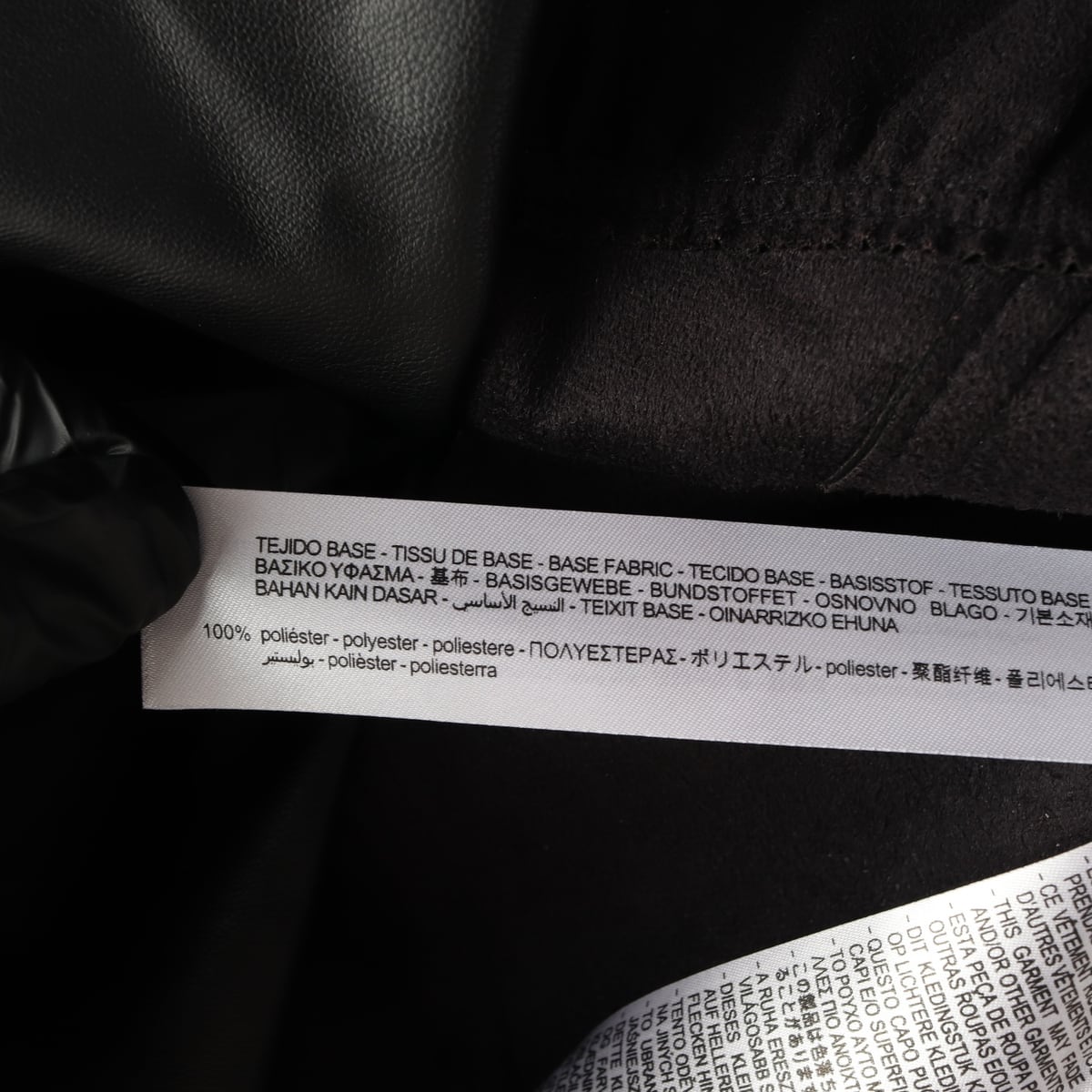 자라 레더 반팔 미니 원피스 가죽 드레스  상세 이미지 4