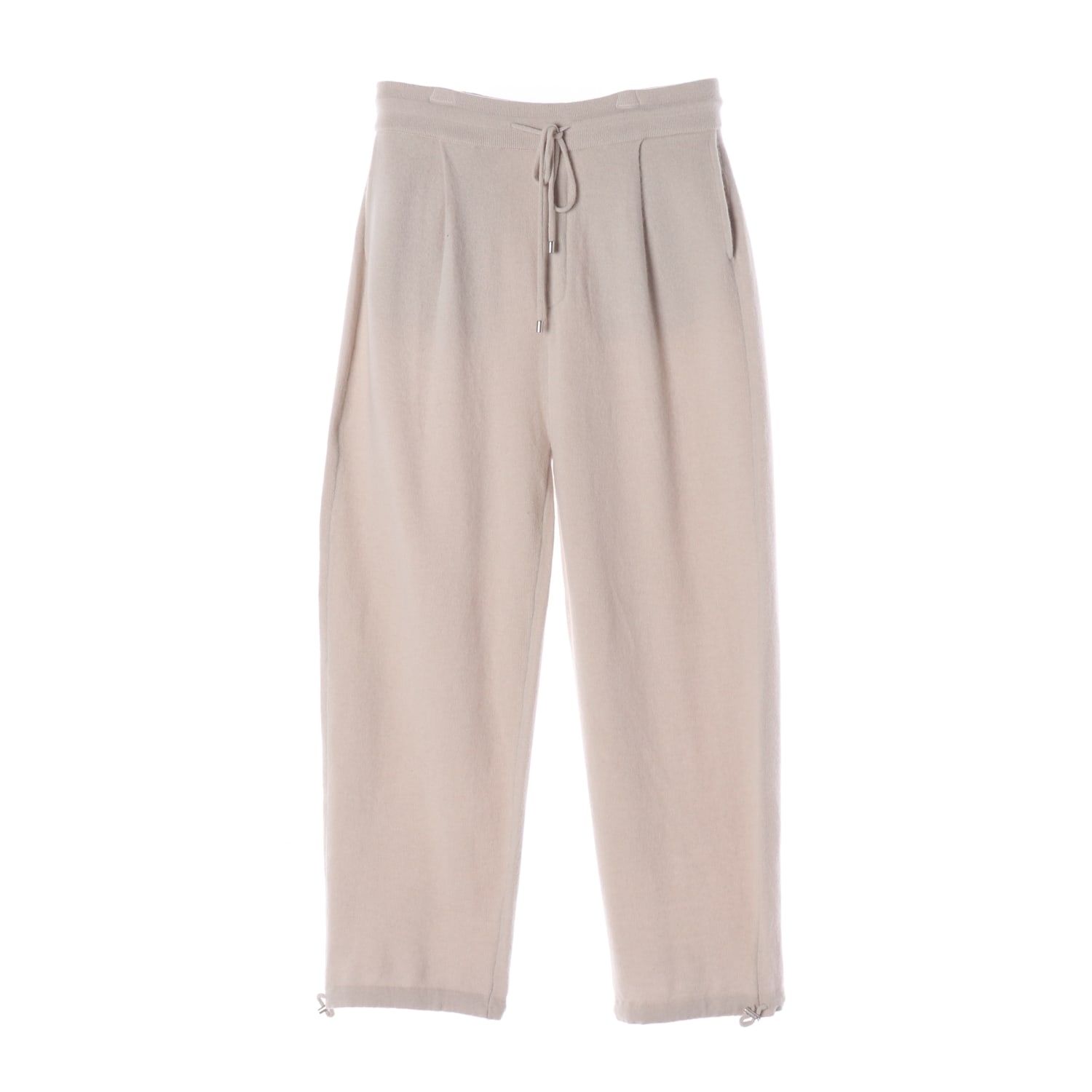 (새상품) 우마뭉 23FW 울 100% Pure saxon wool  핀턱 니트 팬츠 바지  이미지 1