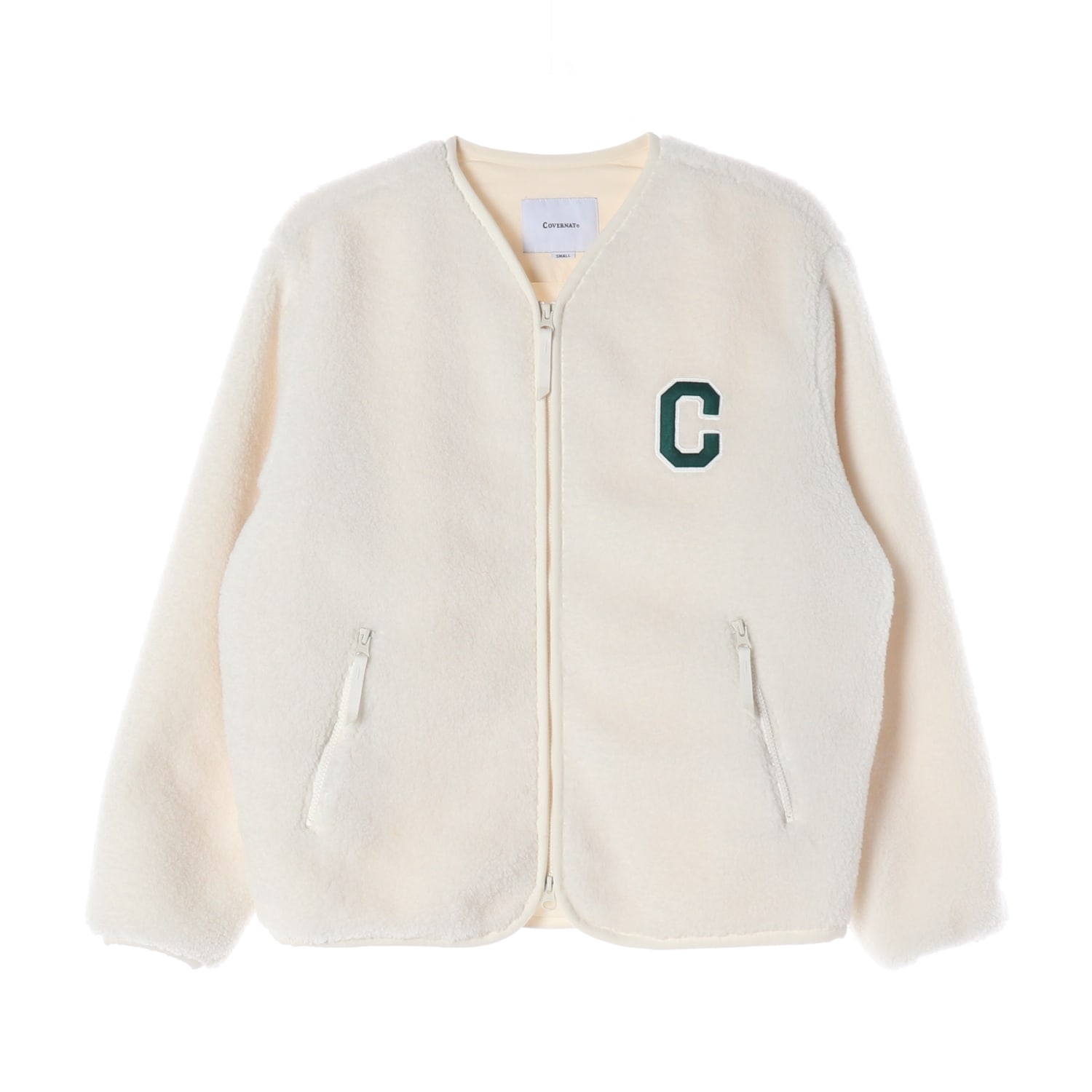 커버낫 24FW C로고 카리리스 셰르파 플리스 집업 재킷 이미지 1