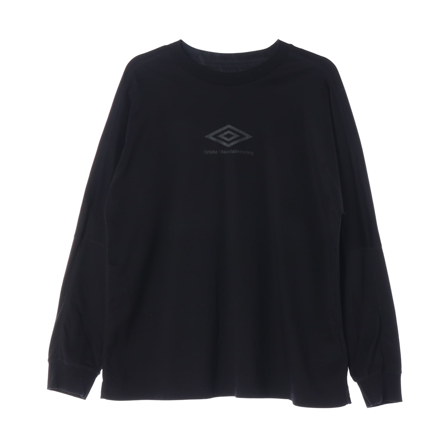 엄브로 x 화이트 마운티니어링 25SS 로고 프린트 긴팔 티셔츠 이미지 1