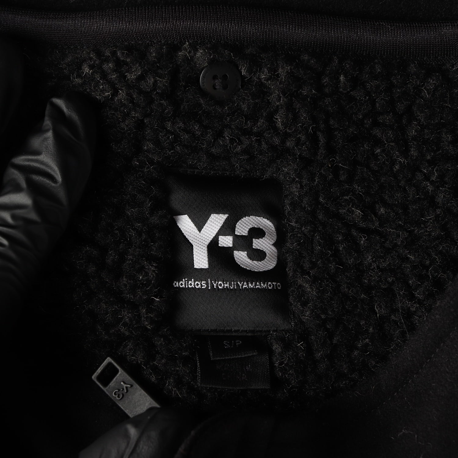 와이쓰리 Y-3 탈부착 뽀글이 내피 포켓 노카라 코트 점퍼 재킷 이미지 4