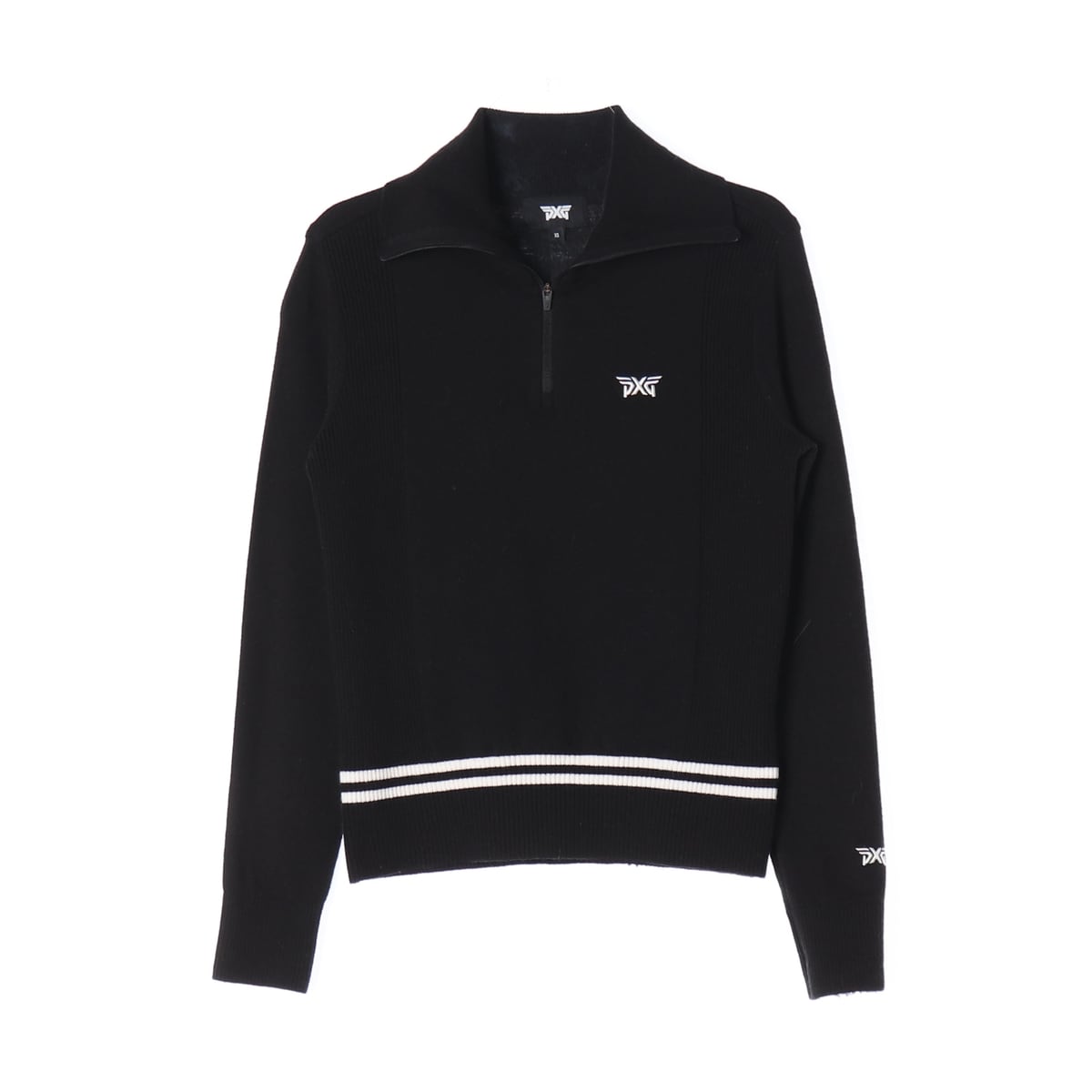 피엑스지 PXG 24FW 골프 하프집업 와이트 카라 니트 스웨터 상세 이미지 1