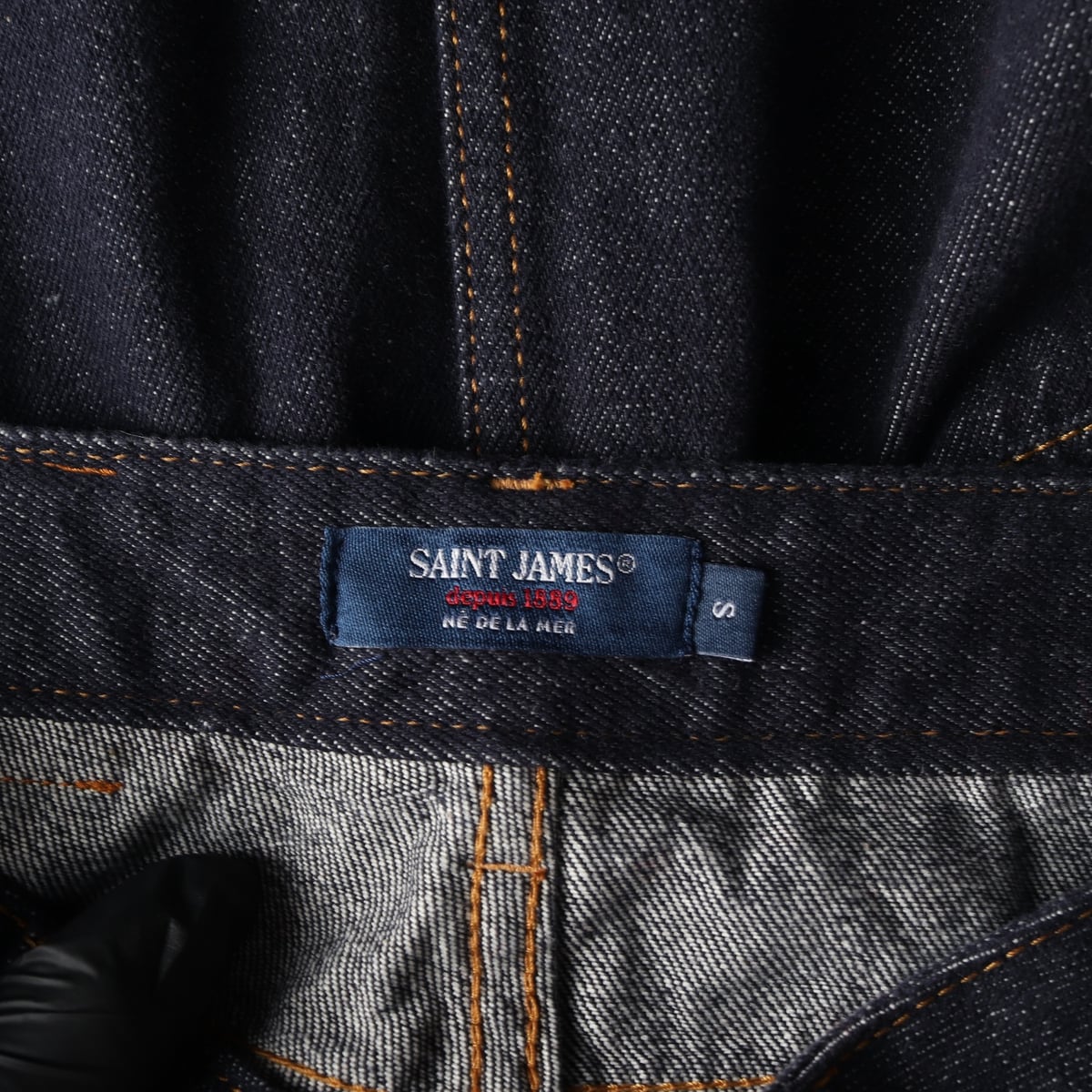세인트 제임스 23FW 데님 롱 스커트 생지 청치마  상세 이미지 5
