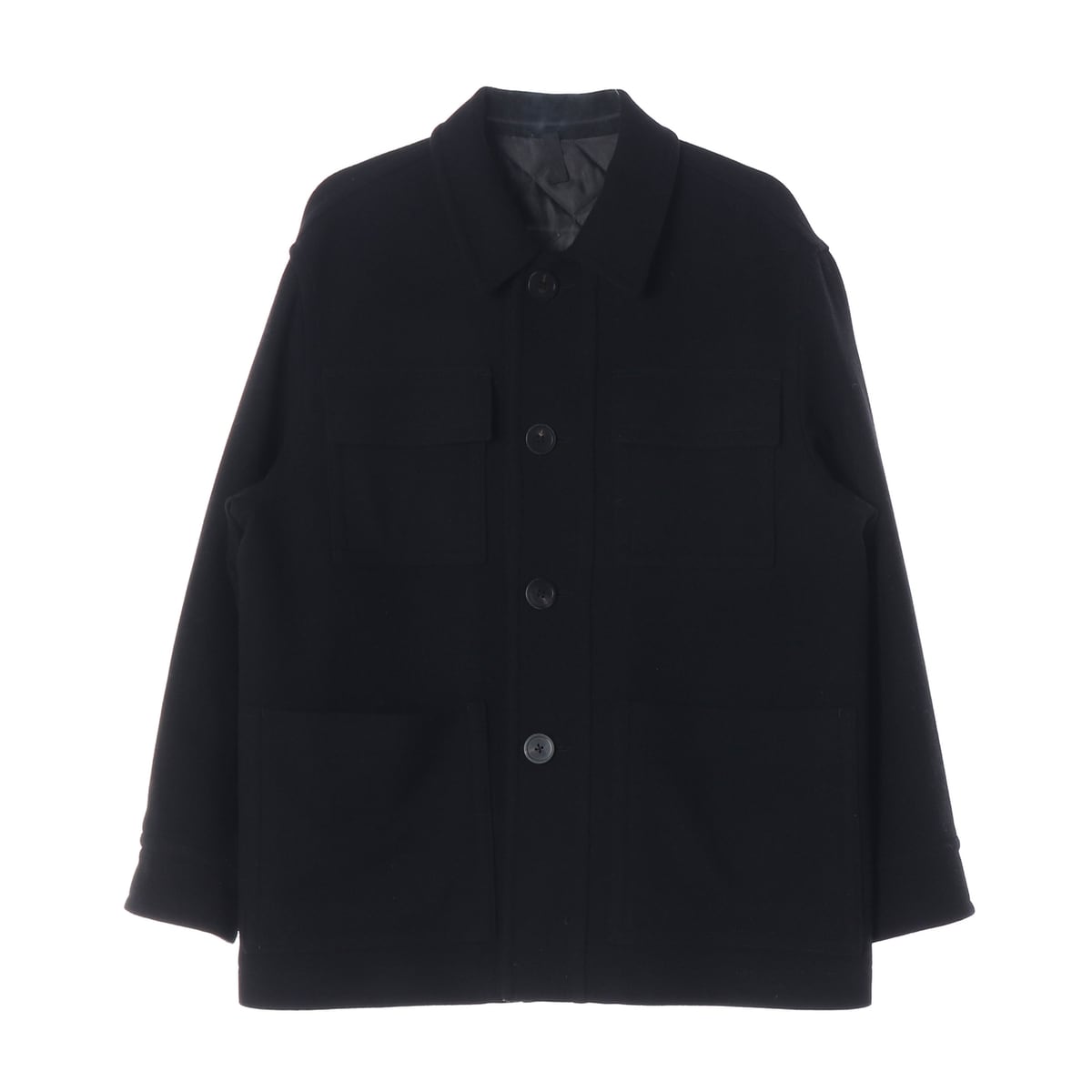 커스텀멜로우 22FW 울 블렌드 코트 재킷 상세 이미지 1