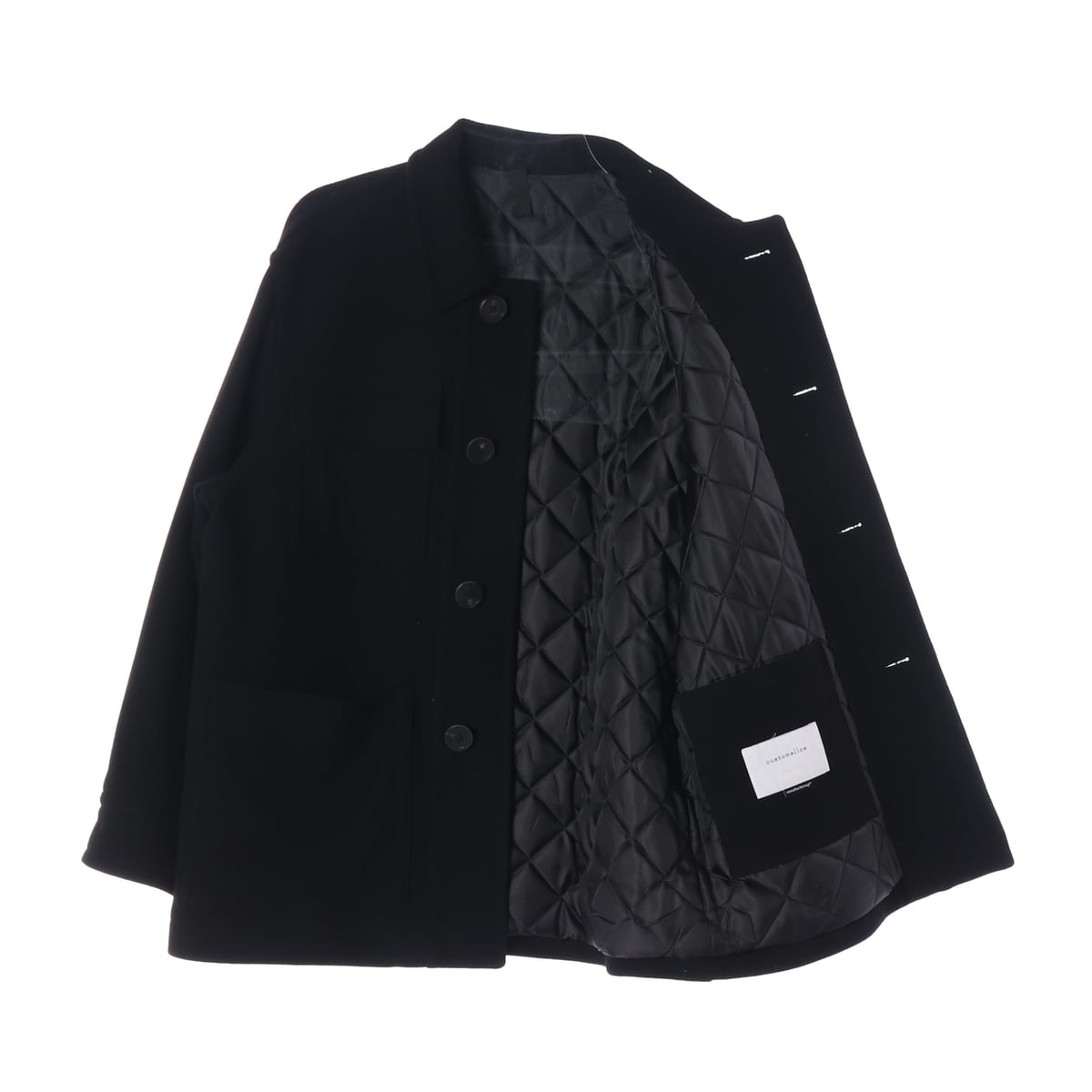 커스텀멜로우 22FW 울 블렌드 코트 재킷 상세 이미지 2