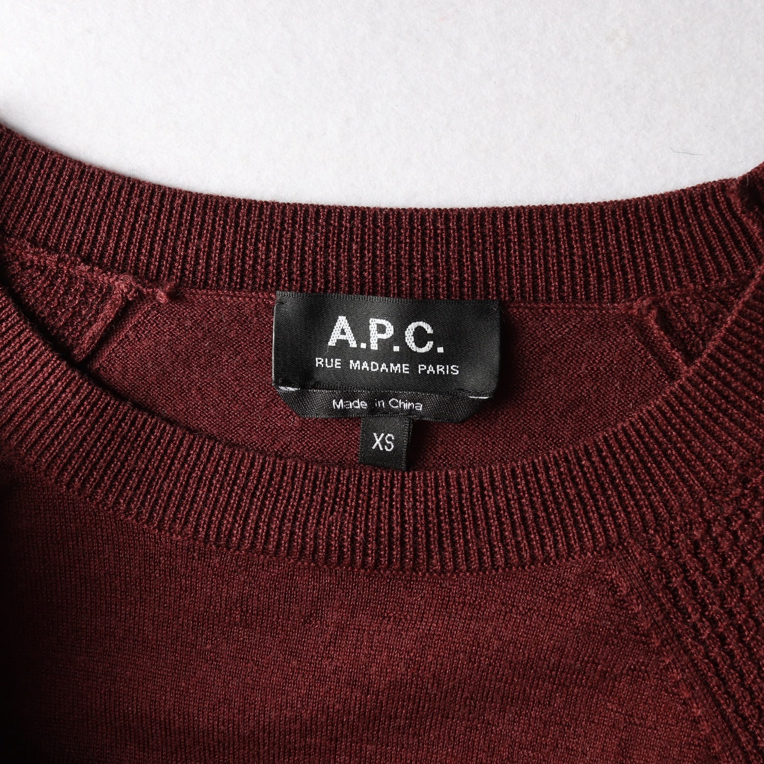 아페쎄 APC 울 라운드 니트 스웨터 이미지 3