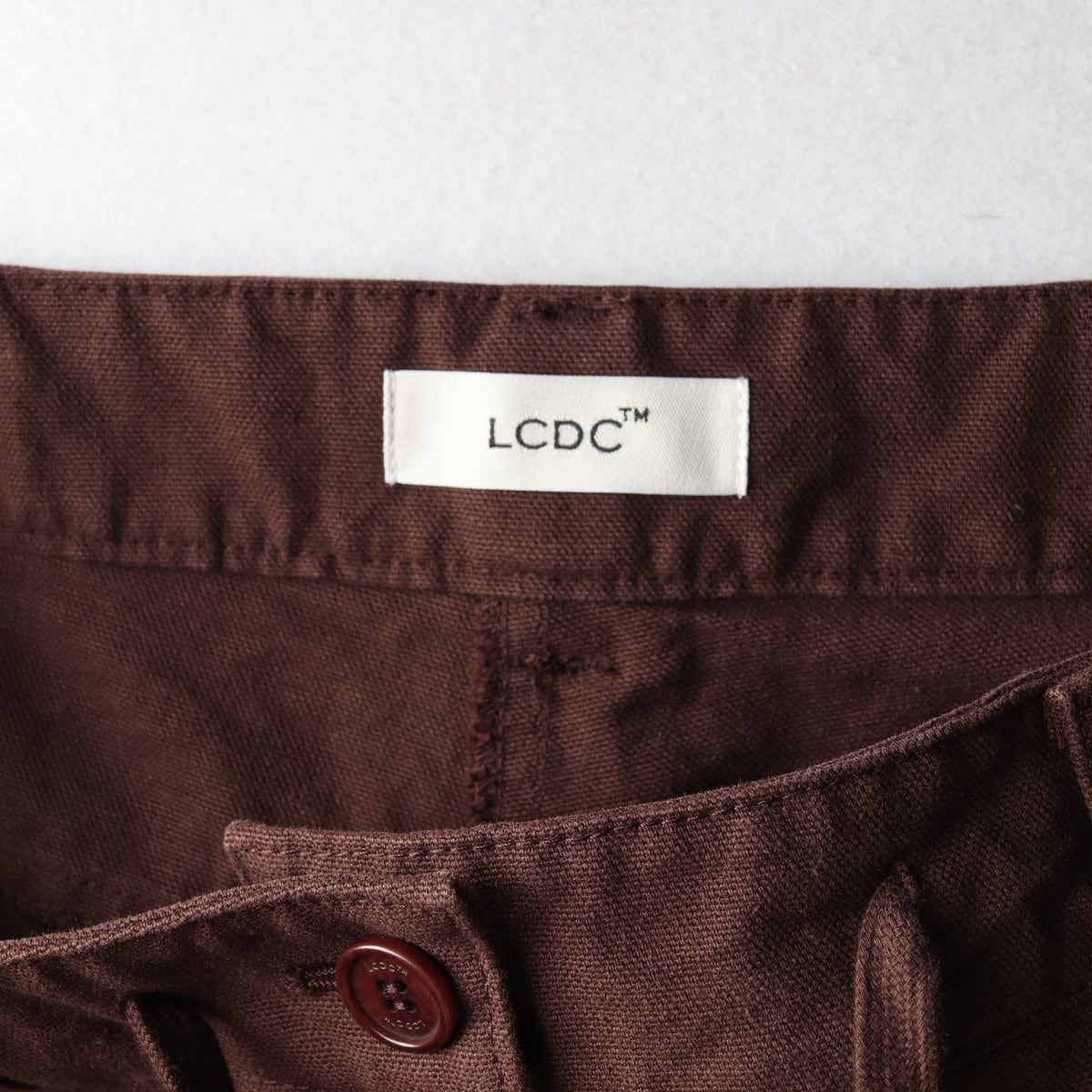 엘씨디씨 티엠 LCDC 25FW 페인트 이펙트 와이드 트라우저 팬츠 상세 이미지 3