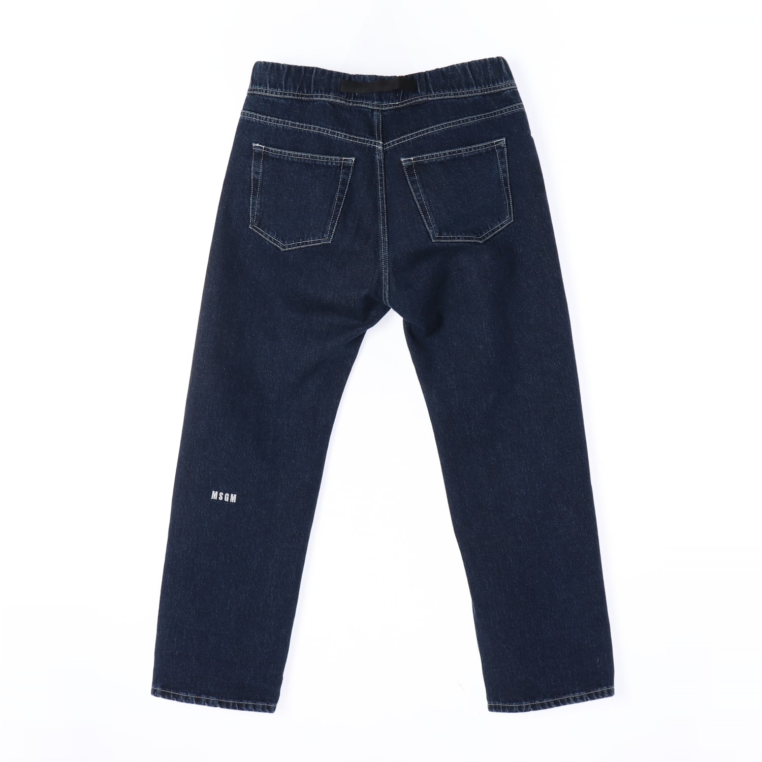 엠에스지엠 MSGM 로고 프린팅 벨트 밴딩 데님 팬츠 청바지  이미지 2