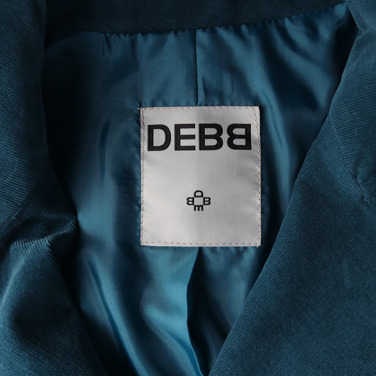 뎁 DEBB 코듀로이 프릴 더블 버튼 블레이저 재킷 셋업 자켓 딥그린 상세 이미지 4
