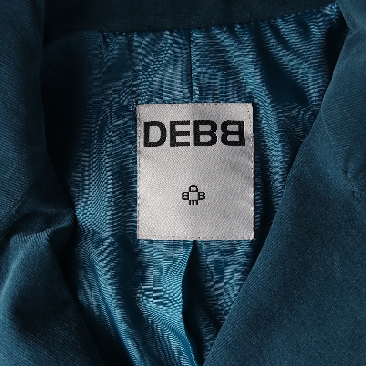 뎁 DEBB 코듀로이 프릴 더블 버튼 블레이저 재킷 셋업 자켓 딥그린 이미지 4