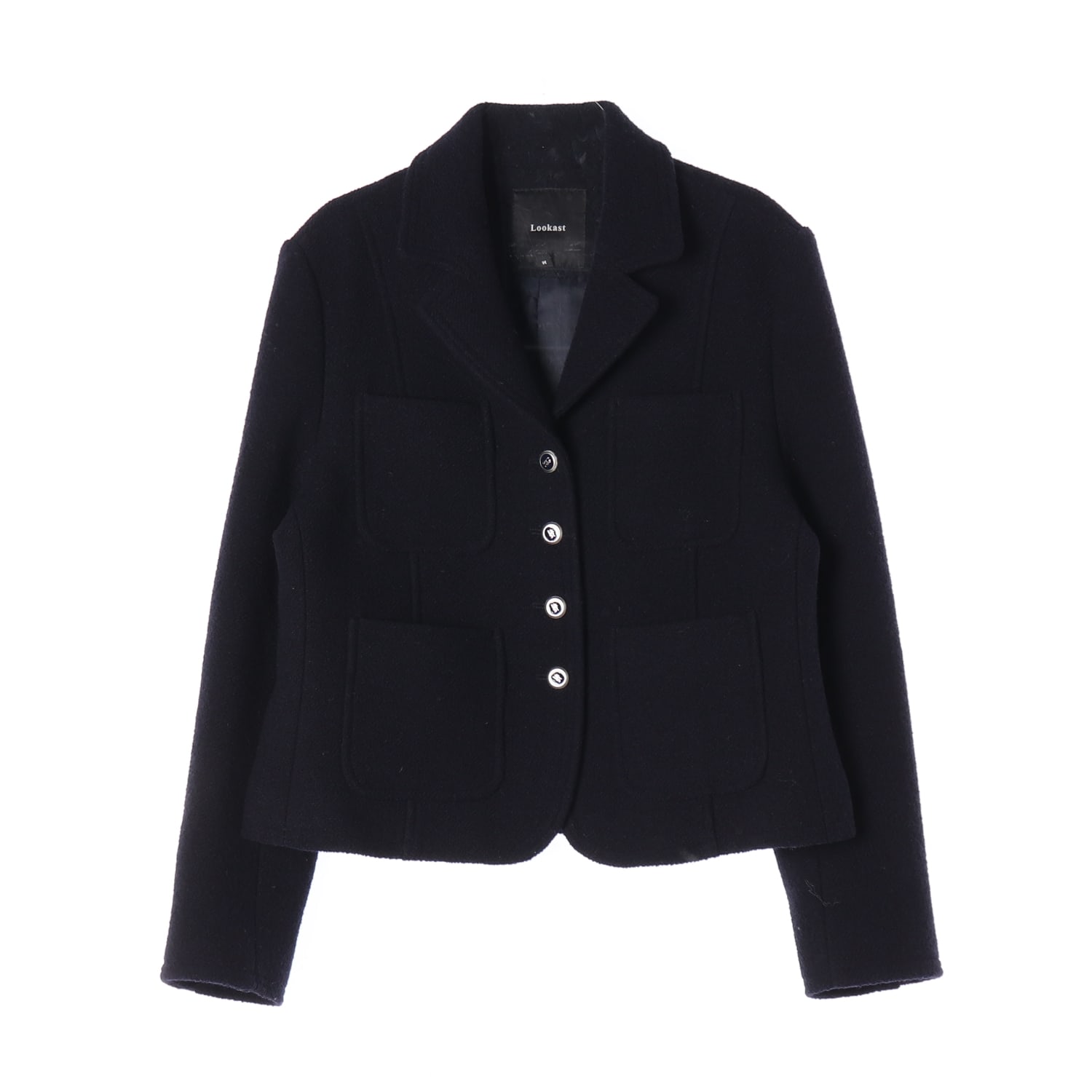 룩캐스트 23FW 울 블렌드 블레이저 재킷 이미지 1