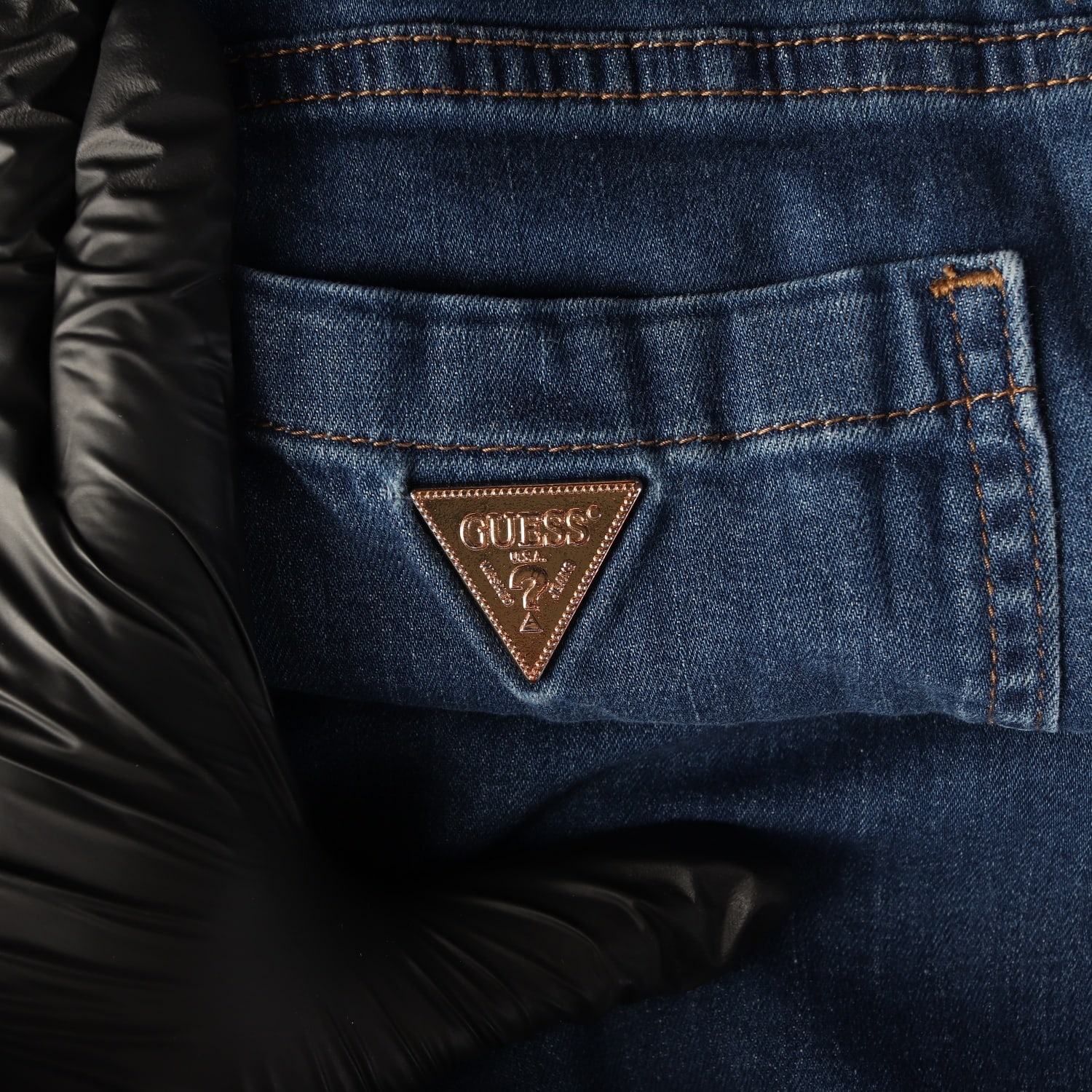 게스 프론트 포켓 데님 팬츠 청바지  이미지 3