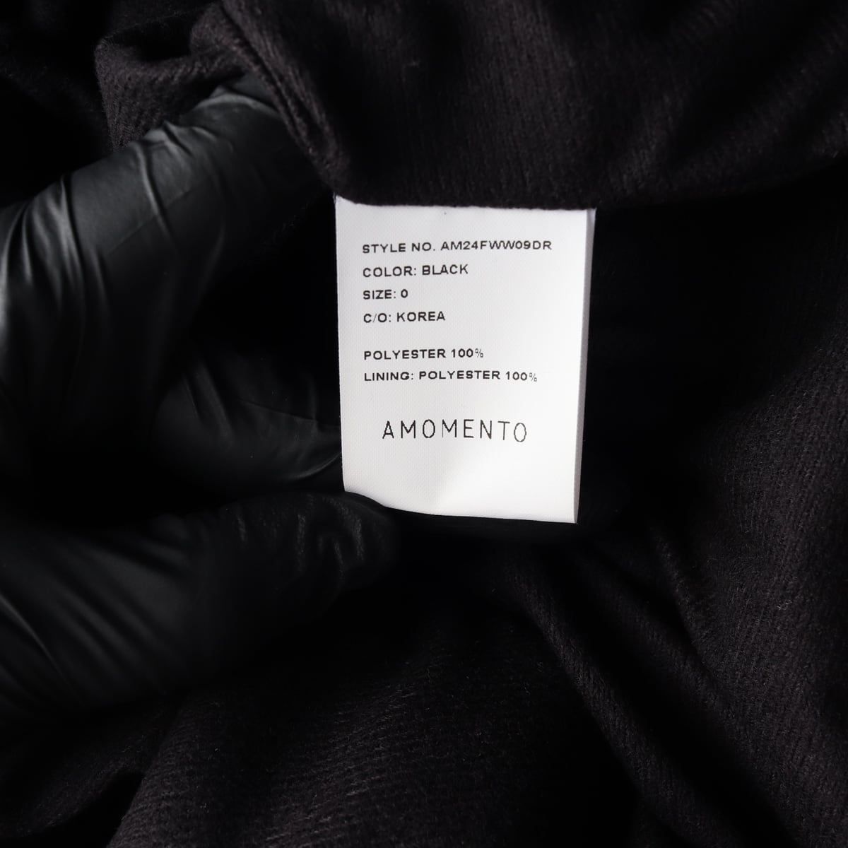 아모멘토 24FW 요크 셔링 원피스 상세 이미지 4