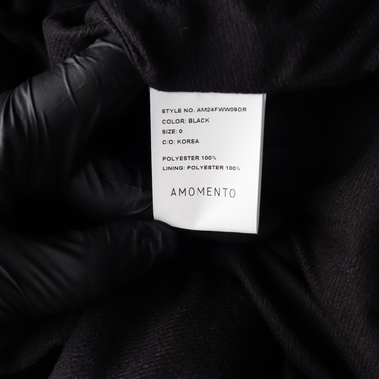 아모멘토 24FW 요크 셔링 원피스 이미지 4