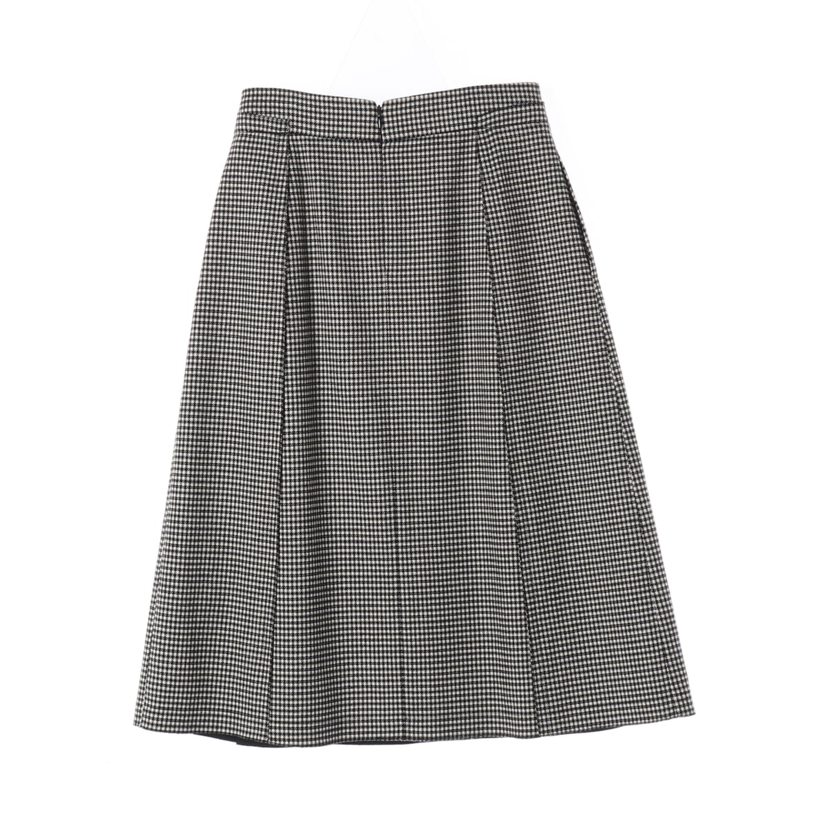 에스제이에스제이 SJSJ 하운드투스 패턴 플레어 롱 스커트 치마 상세 이미지 2