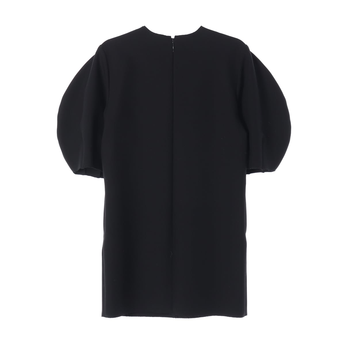 엠에스지엠 MSGM 퍼프 반팔 지퍼 디테일 원피스 블랙 상세 이미지 2
