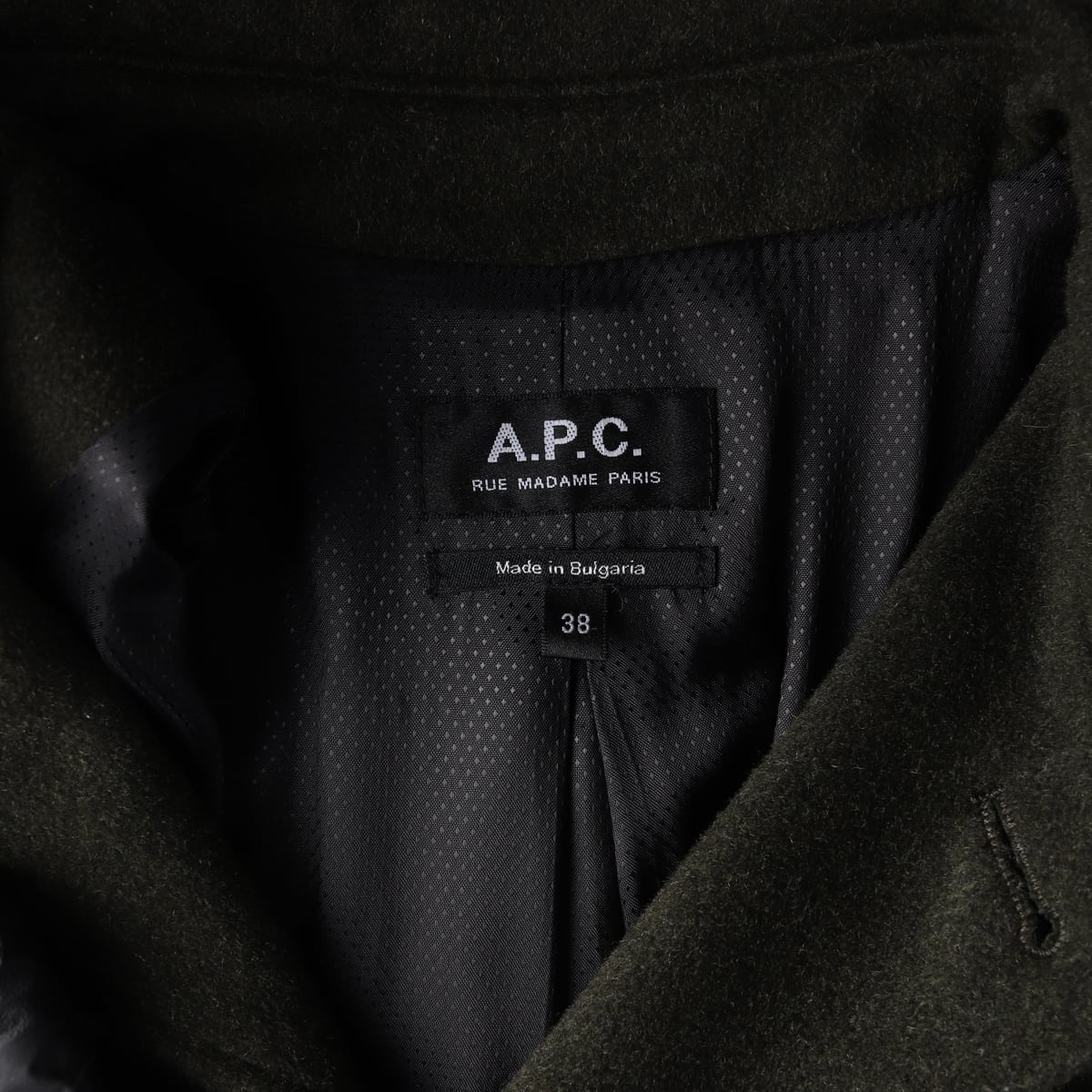 아페쎄 20FW 울 블렌드 롱 코트 상세 이미지 4