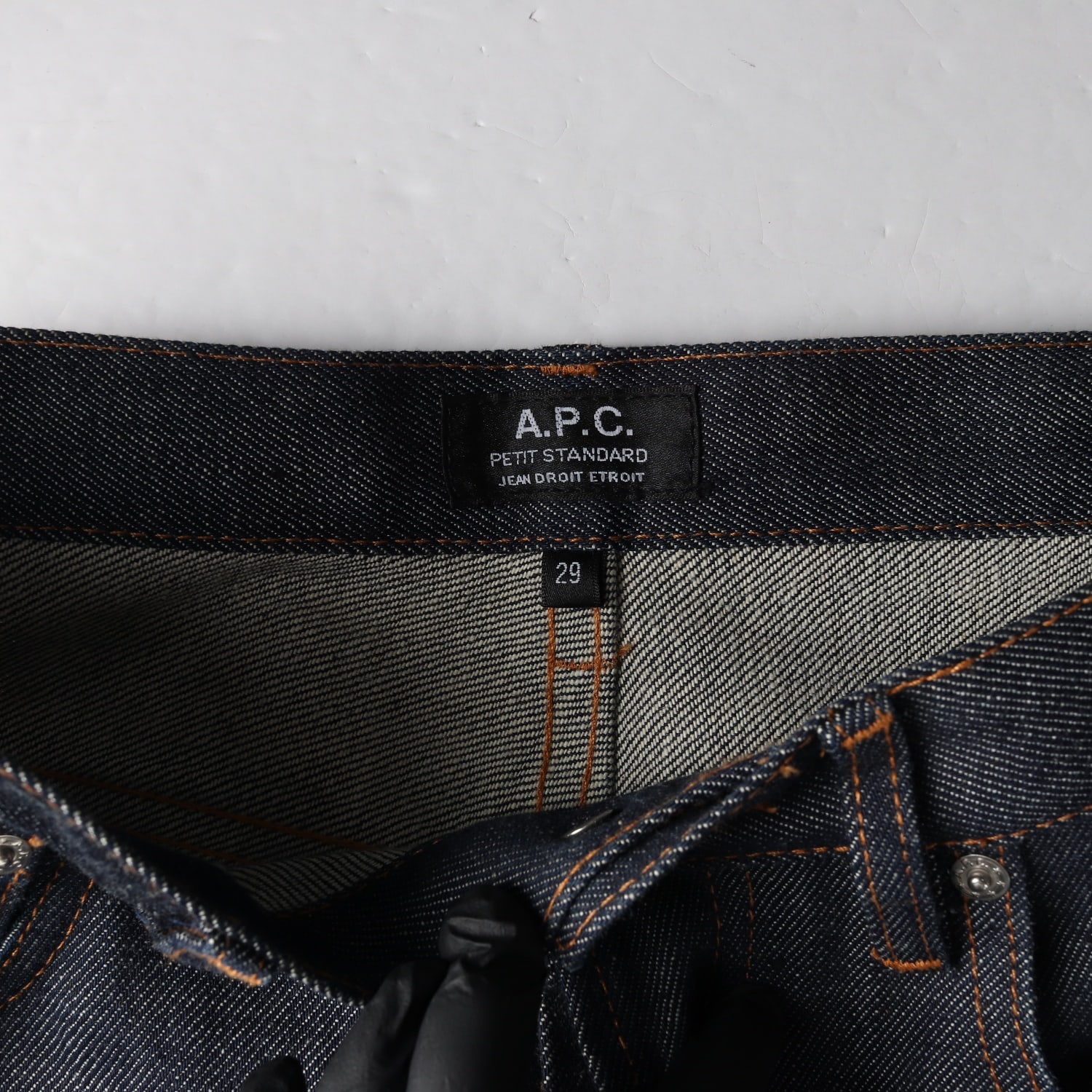 아페쎄 APC 스탠다드 스트레이트핏 데님 팬츠 생지 청바지 W29 이미지 3