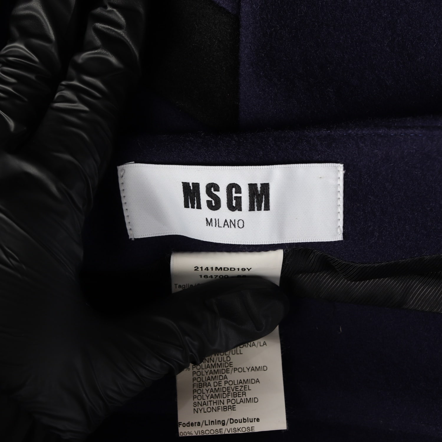 엠에스지엠 MSGM 그래픽 패턴 울 랩 미니 스커트 치마 이미지 3