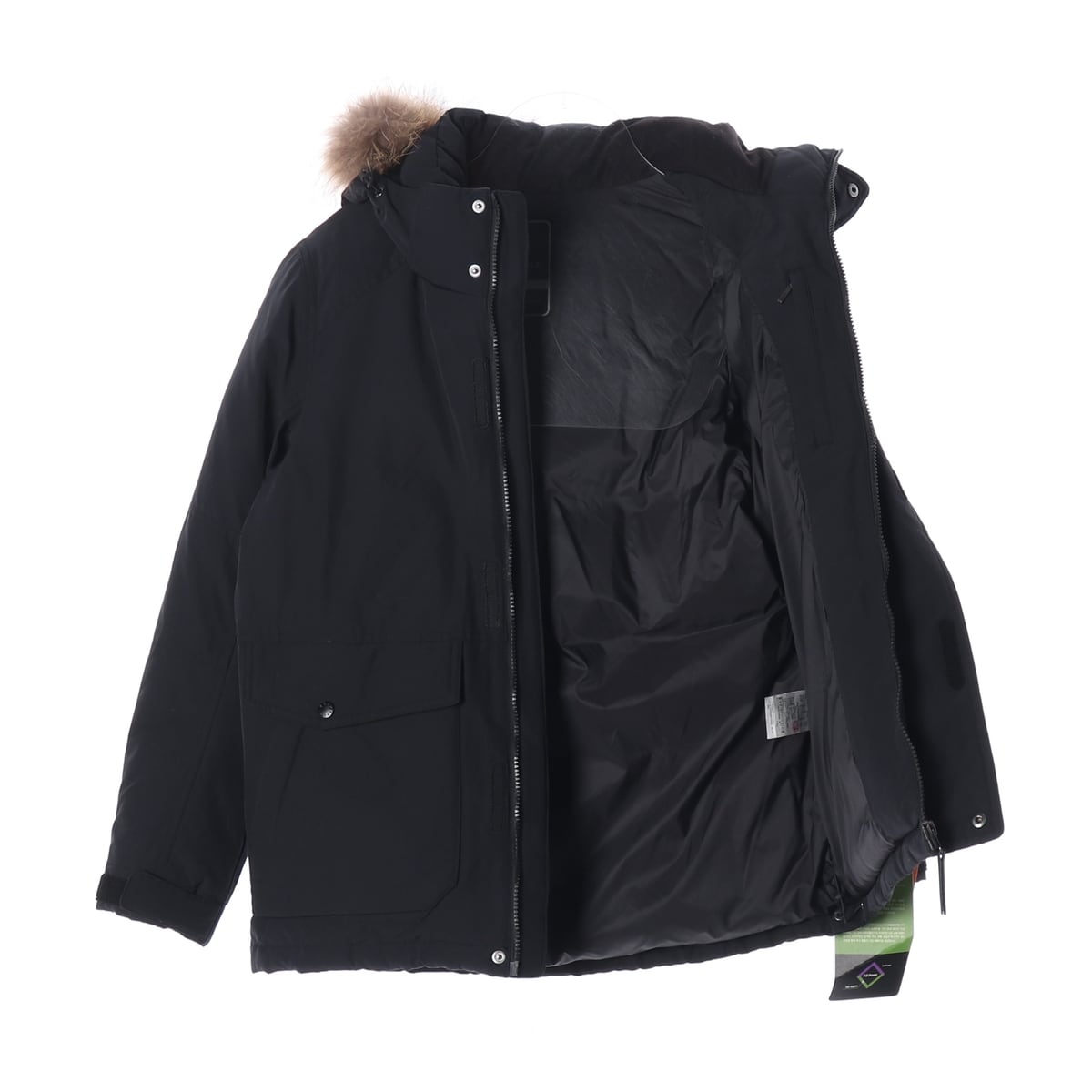 (새상품) 빈폴 너구리퍼 덕다운 아웃도어 퍼 후드 패딩 점퍼 상세 이미지 2