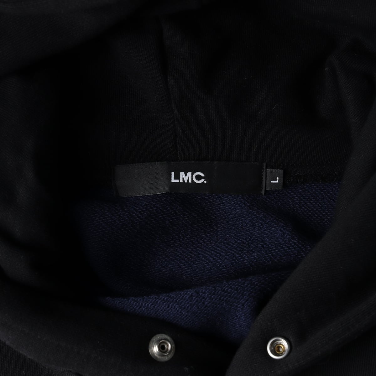 엘엠씨 LMC 스퀘어 오버사이즈 후드티 후디 블랙 상세 이미지 3