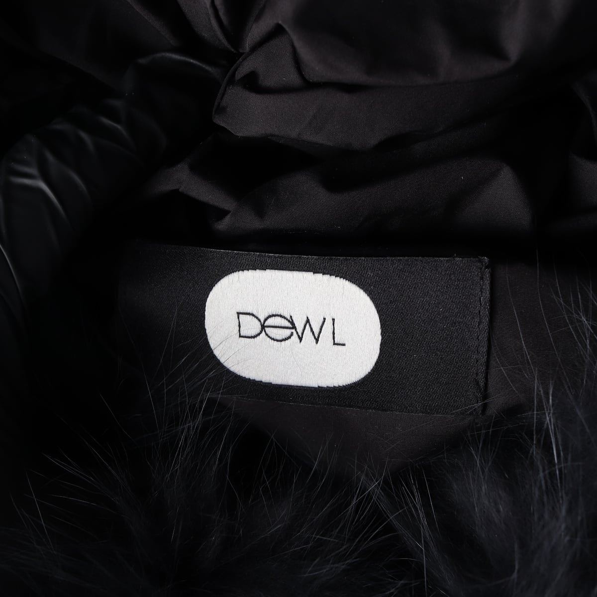 듀엘 21FW 여우 폭스퍼 덕다운 벨트 숏 하프 패딩 상세 이미지 3