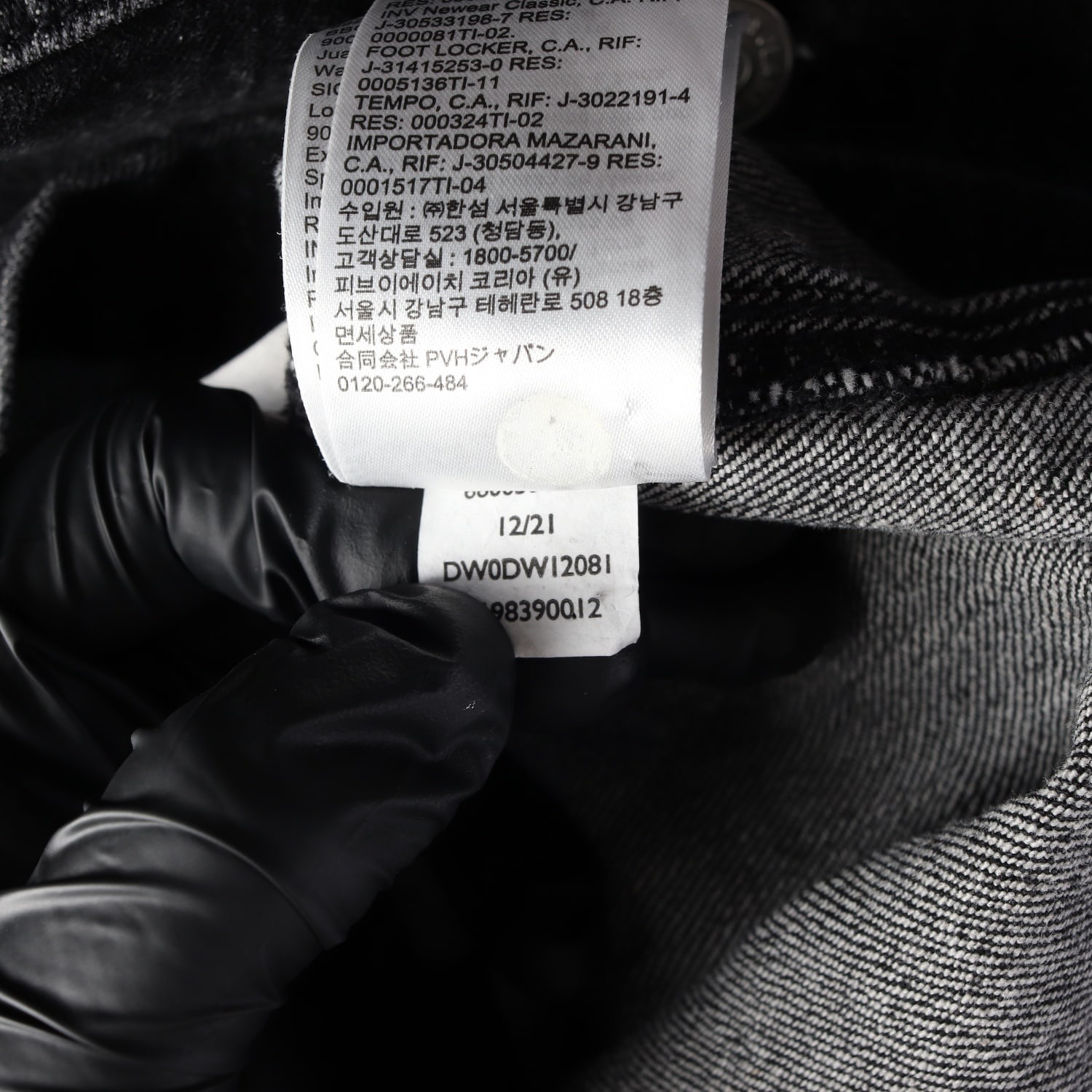 타미 진스 22SS 로고 버튼업 미니 데님 셔츠 원피스 워시드 블랙  이미지 5