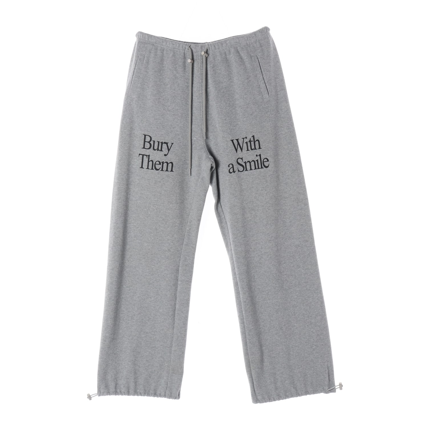 배드블러드 23FW Bury Them 와이드 스웨트팬츠 바지 그레이  이미지 1