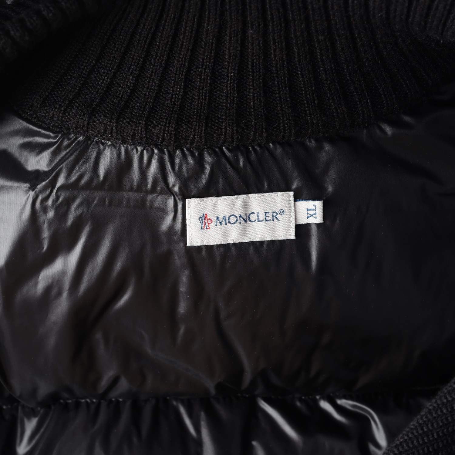 몽클레어 니트 패딩 후드 집업 재킷 이미지 4