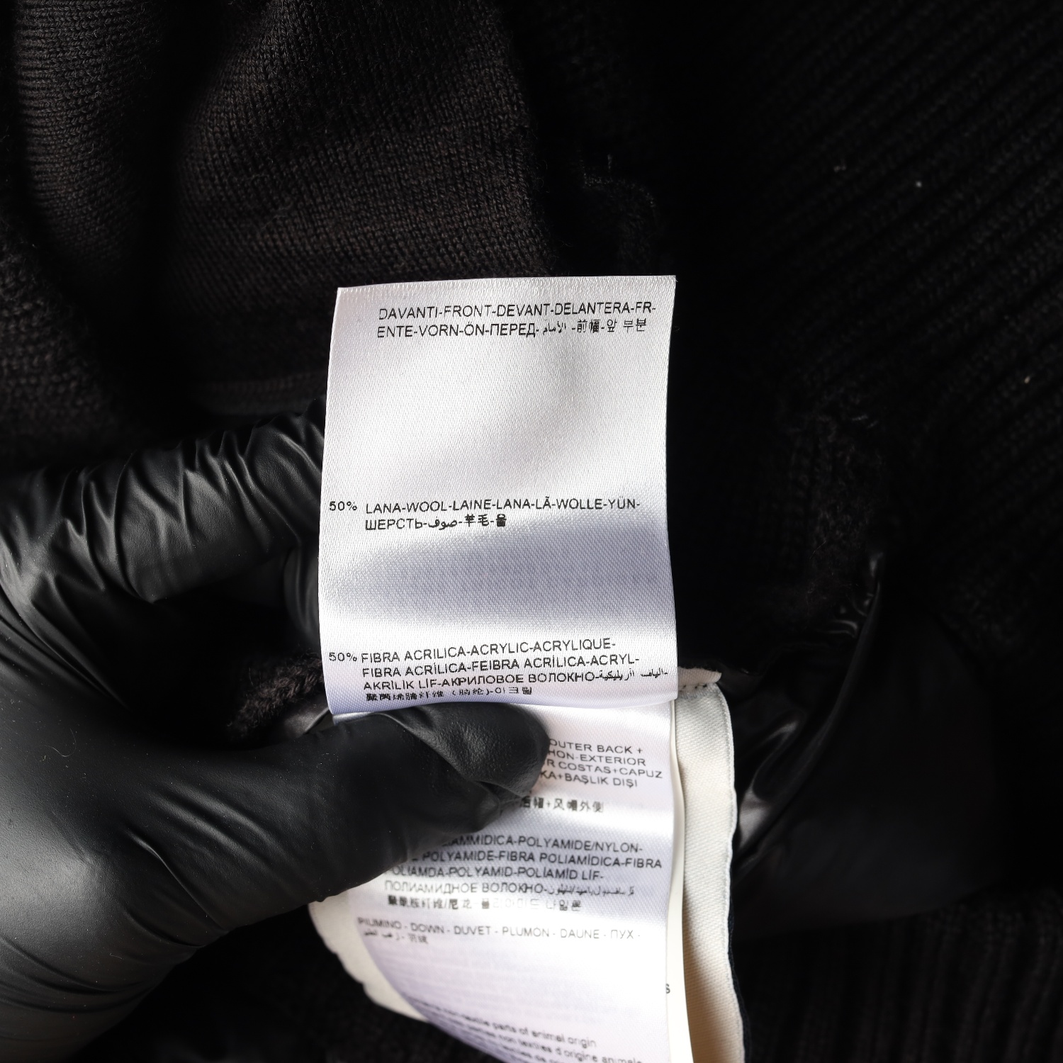 몽클레어 니트 패딩 후드 집업 재킷 이미지 6