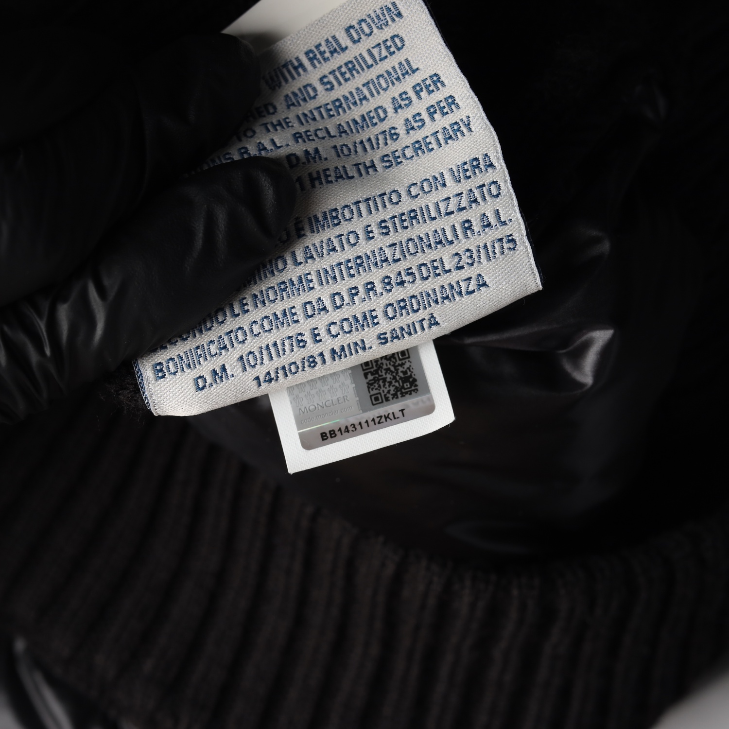 몽클레어 니트 패딩 후드 집업 재킷 이미지 8