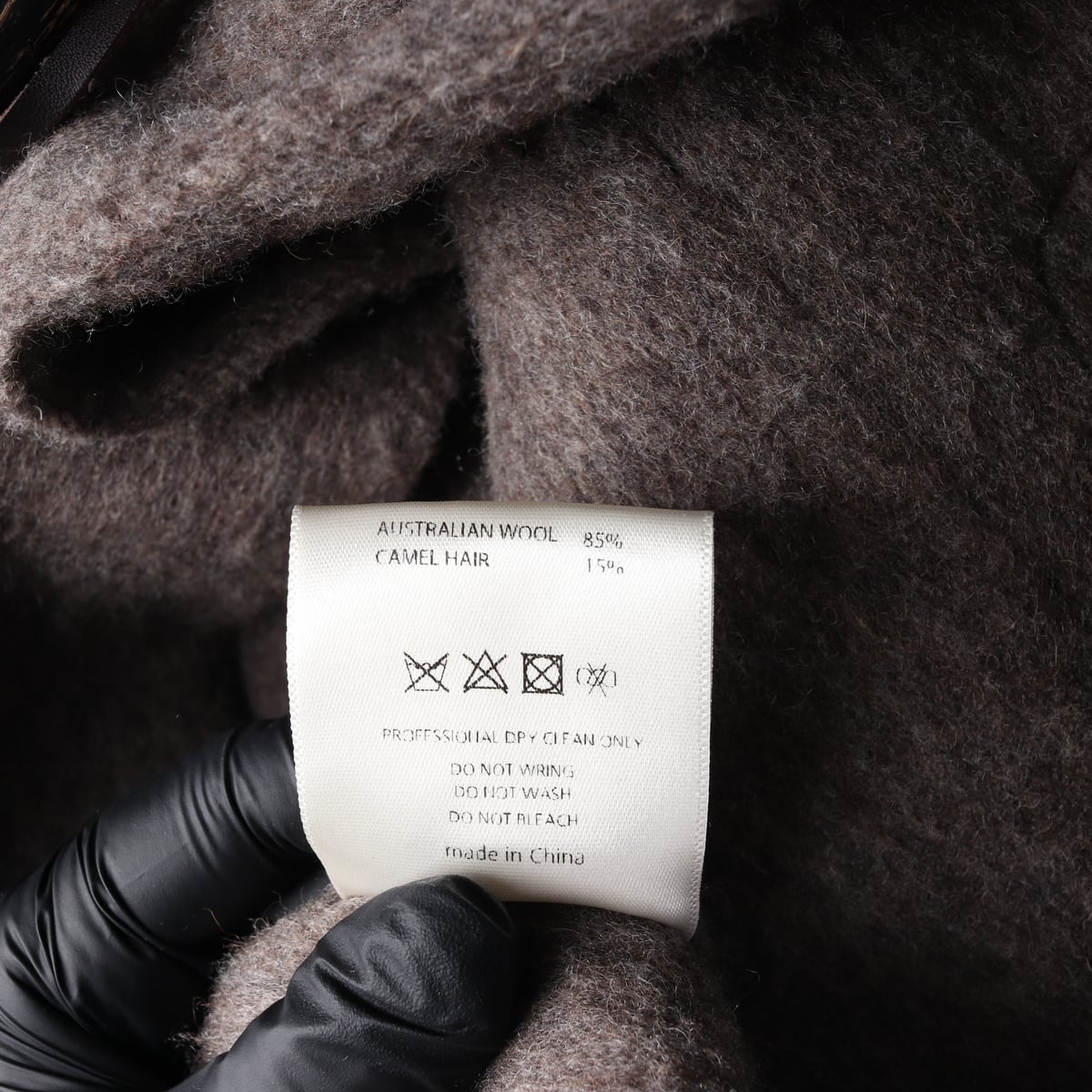 르니나 24FW 프리미엄 카멜헤어 블렌드 후드 더플 코트 상세 이미지 5