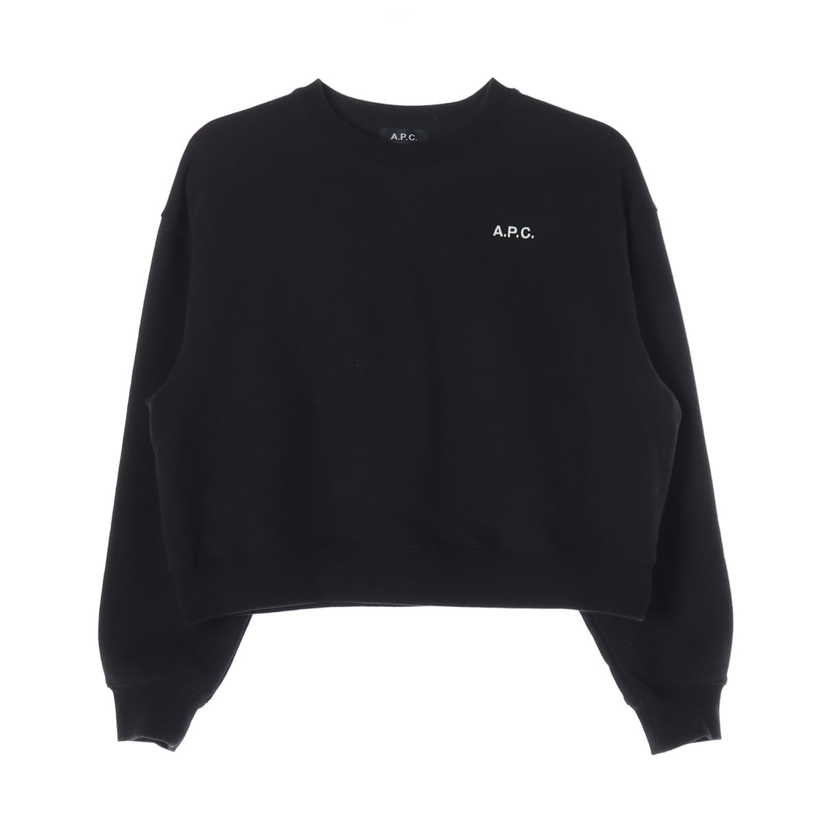 아페쎄 APC 22FW 로고 프린트 크롭 맨투맨 스웨트셔츠  상세 이미지 1