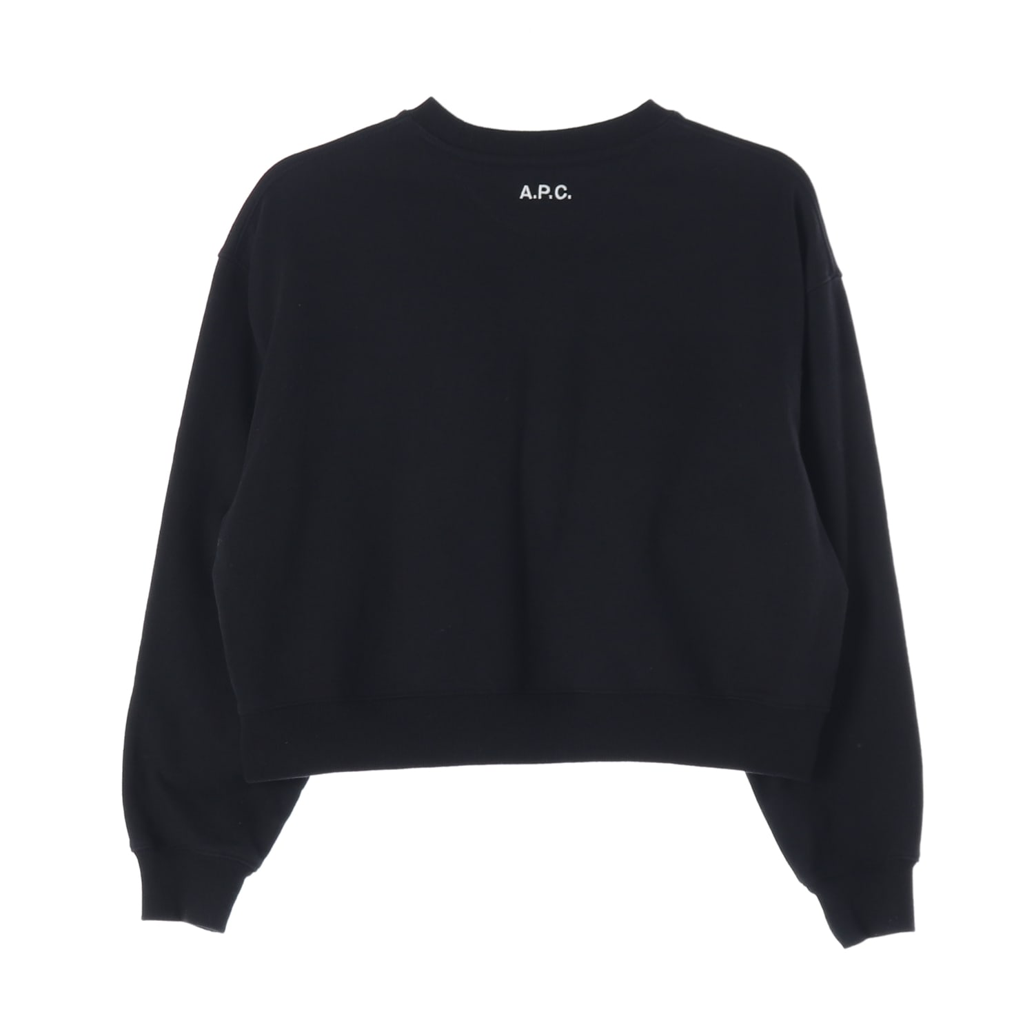 아페쎄 APC 22FW 로고 프린트 크롭 맨투맨 스웨트셔츠  이미지 2