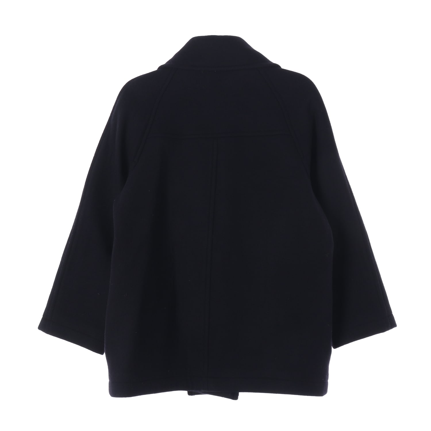 루에브르 22FW 울 블렌드 더블 버튼 하프 코트 이미지 3