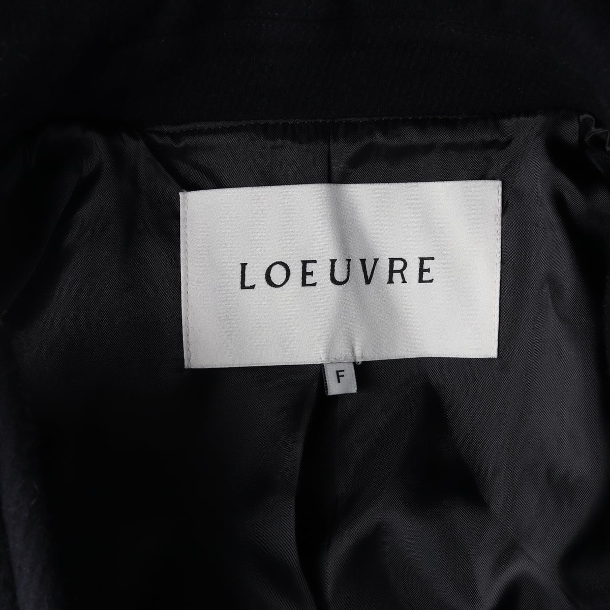 루에브르 22FW 울 블렌드 더블 버튼 하프 코트 상세 이미지 4