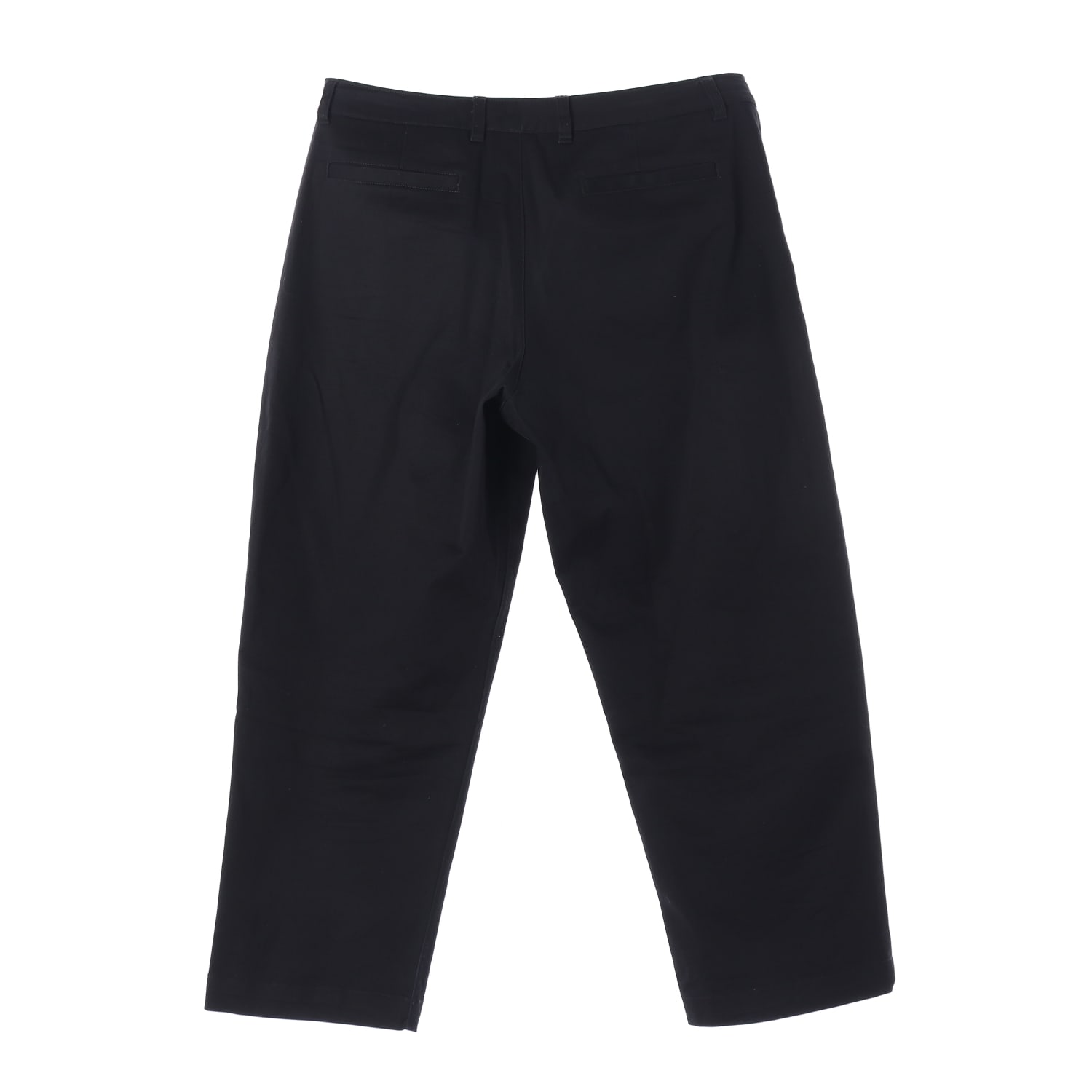 나이키 22FW 로고 자수 와이드핏 코튼 치노 팬츠 면바지 블랙 이미지 2