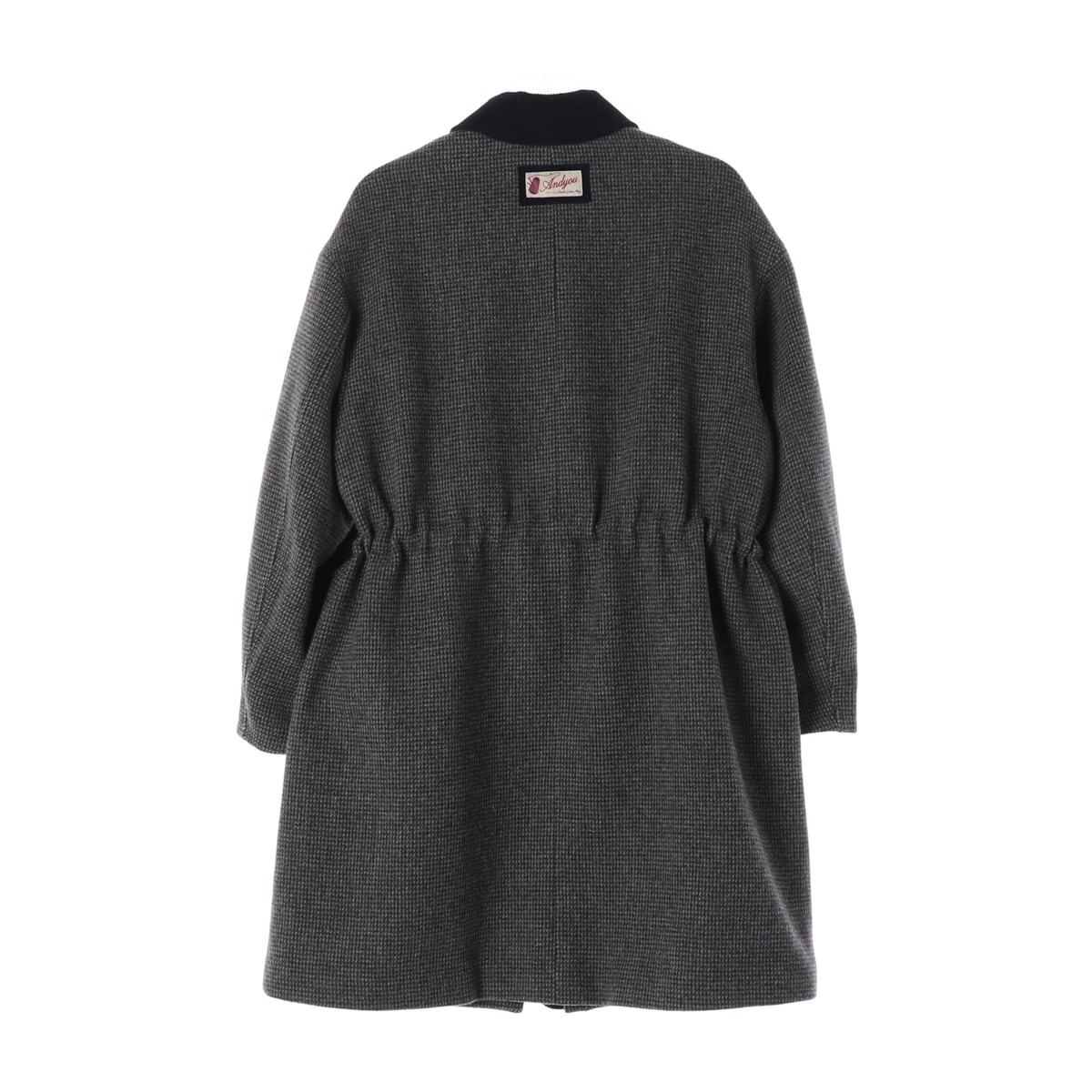 앤유 24FW 울 100% 집업 롱 코트 상세 이미지 3