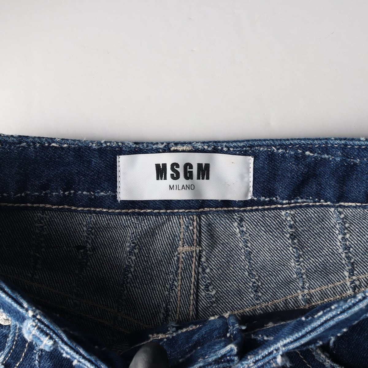 엠에스지엠 MSGM 스트라이프 데님 팬츠 청바지  상세 이미지 3