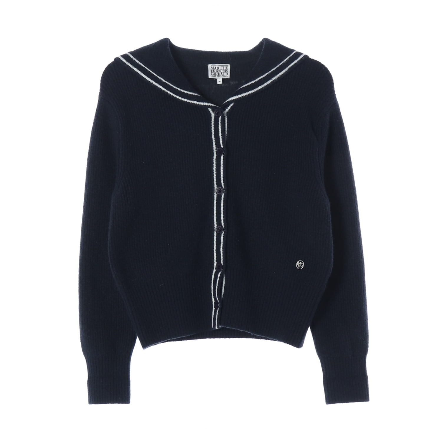 마리떼 프랑소와 저버 23FW 세일러 카라 니트 가디건 이미지 1